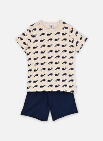 Pyjama sets Pyjacourt Bordeaux jongens wit