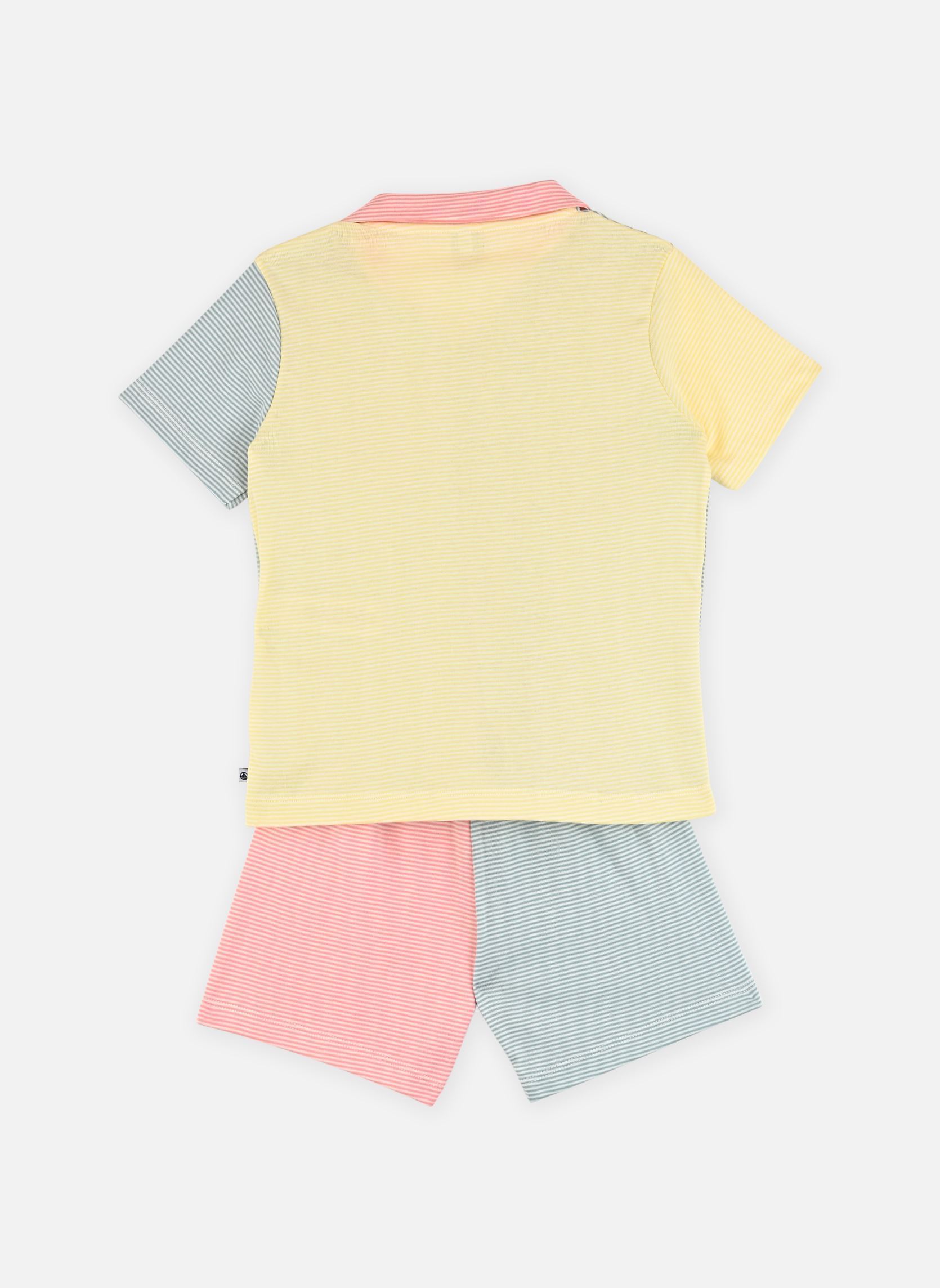 Pyjama sets Pyjama short Frio meisjes wit Petit Bateau Pyjama sets Pyjama short Frio meisjes wit MARSHMALLOW/MULTICO