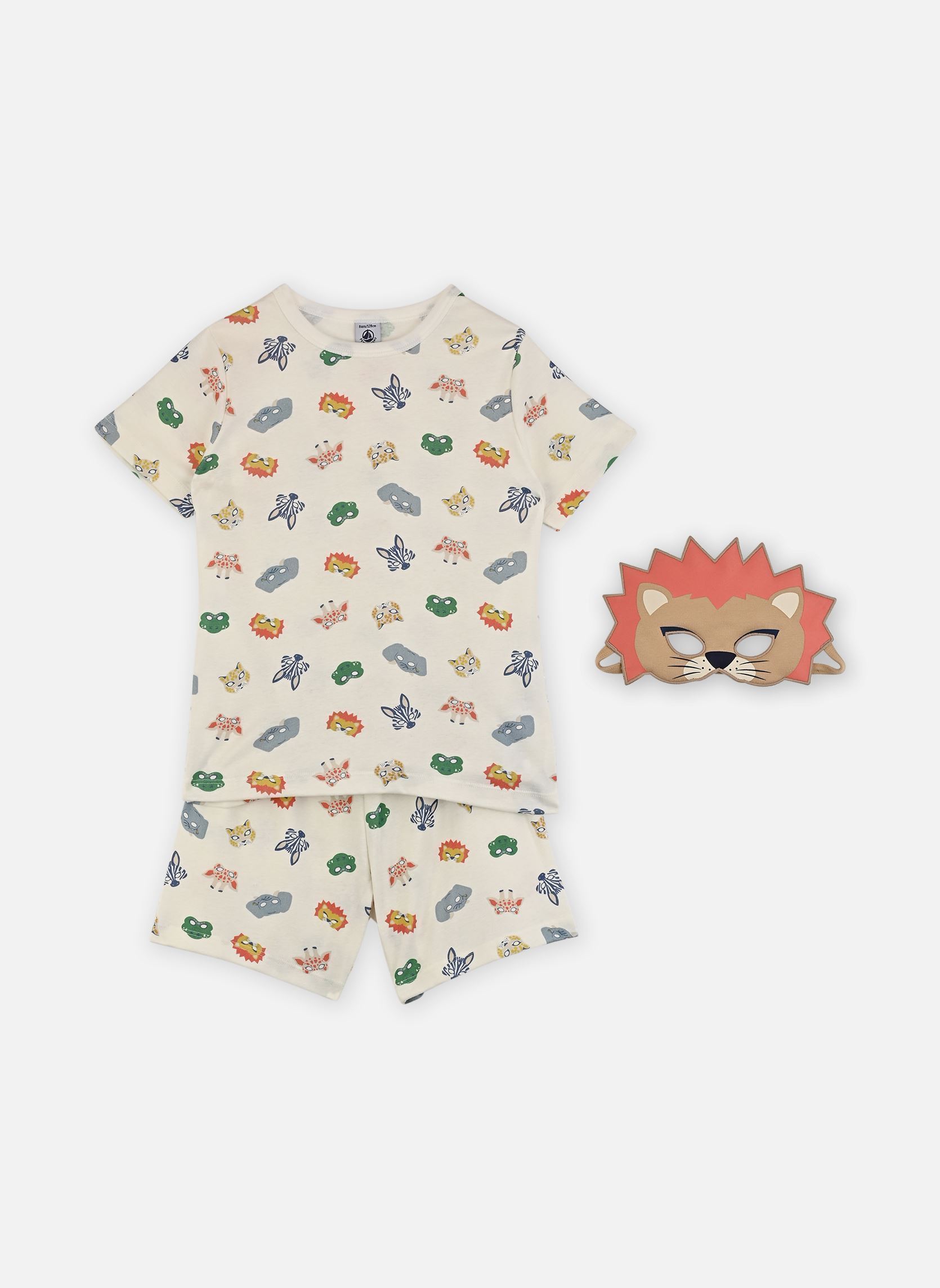 Pyjamas / Chemises de Petit Bateau PYJACOURT + MASQUE - vue 3