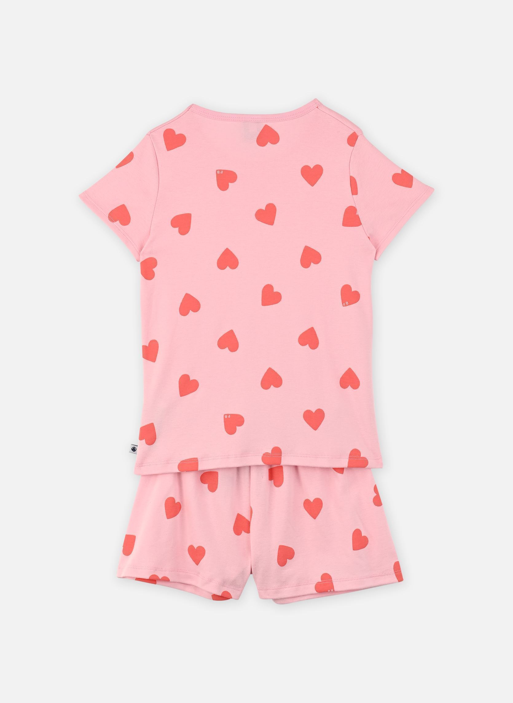 Schlafanzug-Sets Pyjacourt Frog mädchen rosa Petit Bateau Schlafanzug-Sets Pyjacourt Frog mädchen rosa MARQUISE/PEACHY