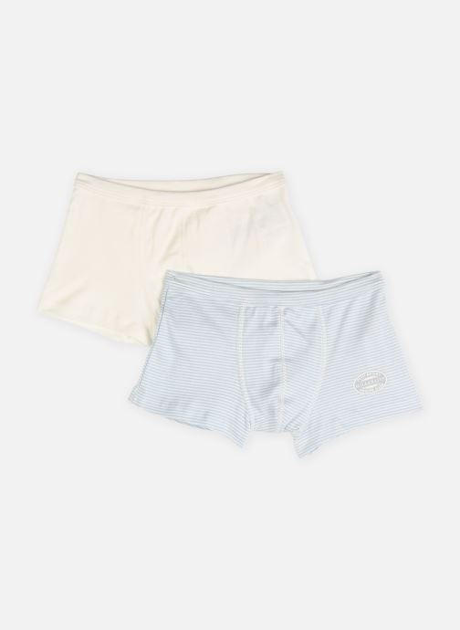 Petit Bateau Ondergoedsets Lot de 2 Boxers Unis et Millerais jongens wit