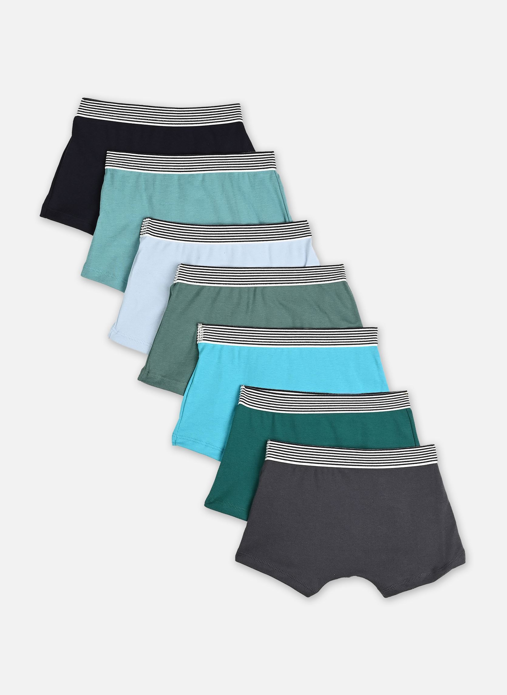 Lots sous-vêtements Lot de 7 Boxers Unis A0FIL garçon multicolore Petit Bateau Lots sous-vêtements Lot de 7 Boxers Unis A0FIL garçon multicolore VARIANTE 1