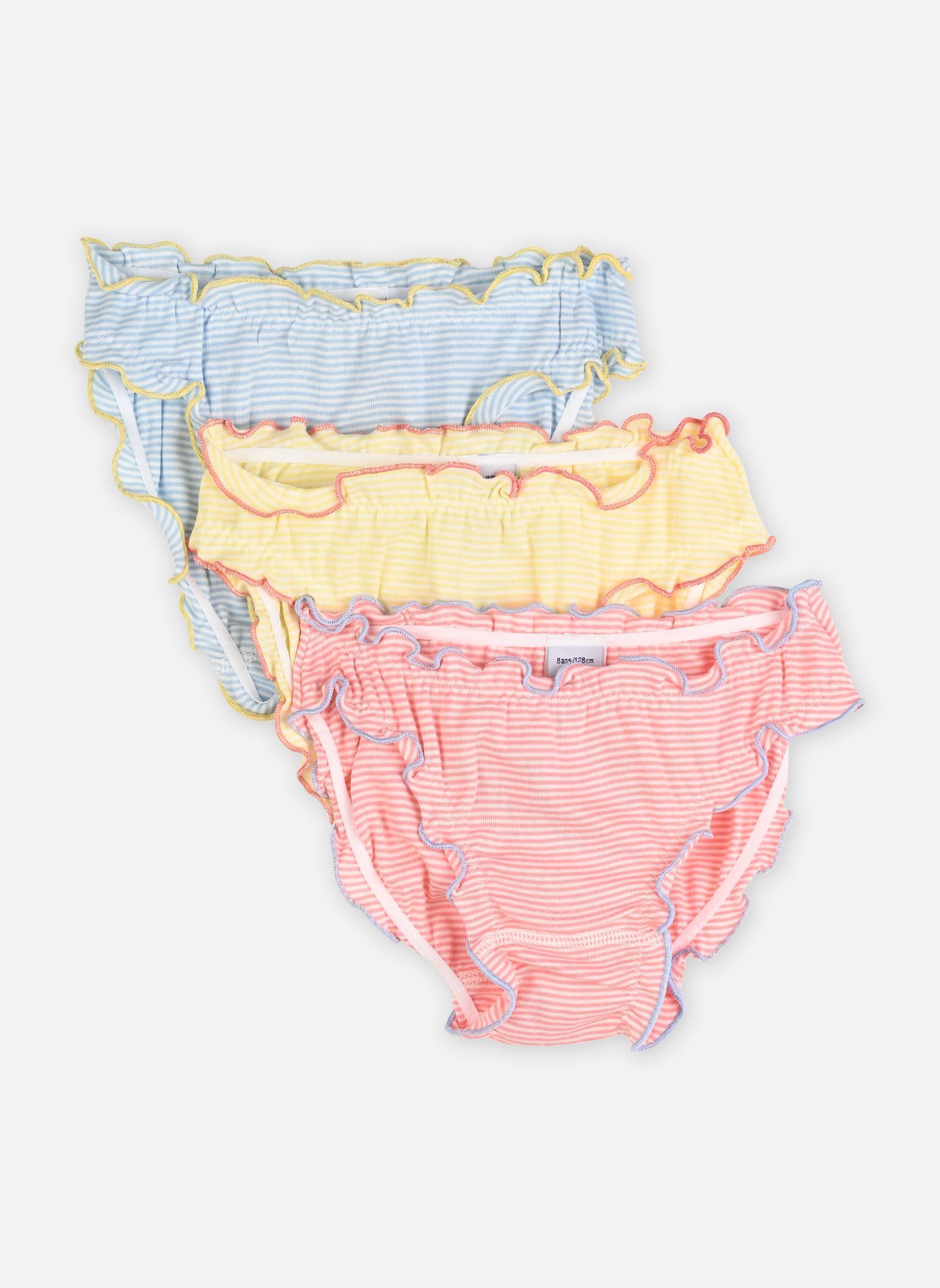 Vêtements Petit Bateau Lot de 3 Culottes Froncées POP pour Enfant