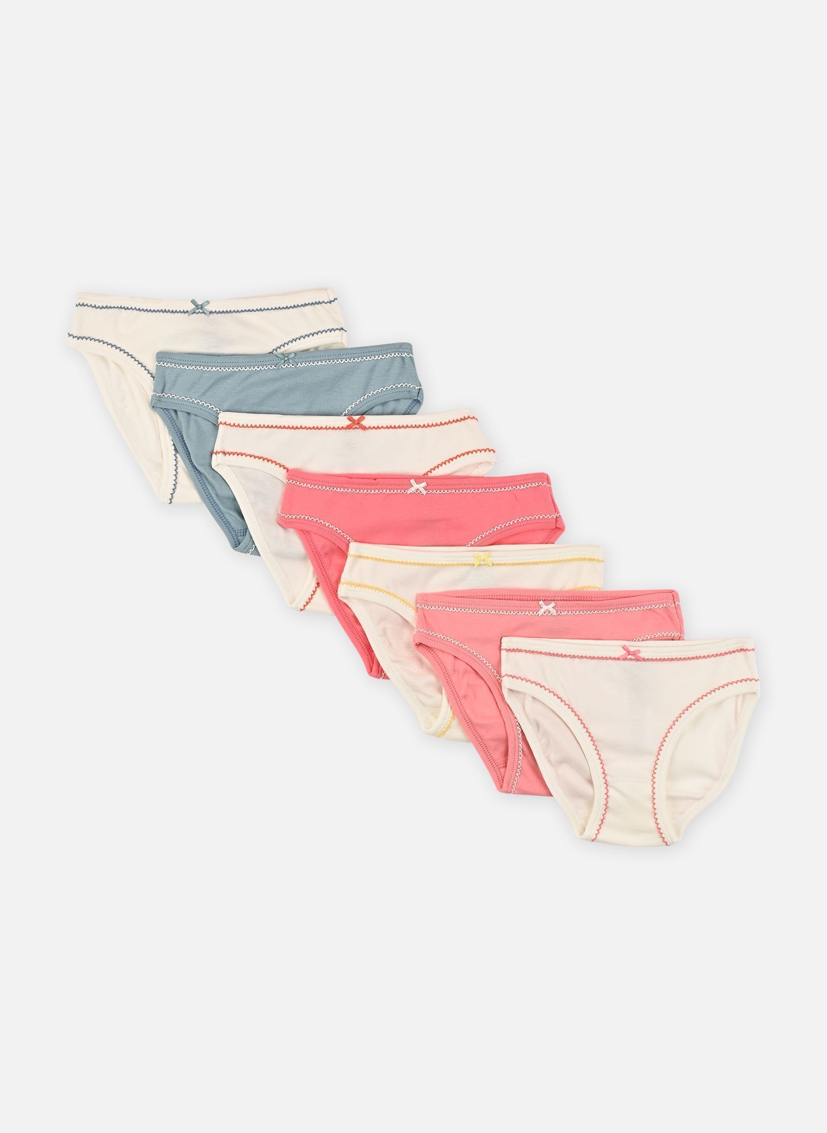 Vêtements Petit Bateau Lot de 7 Culottes Unies pour Enfant - vue 1