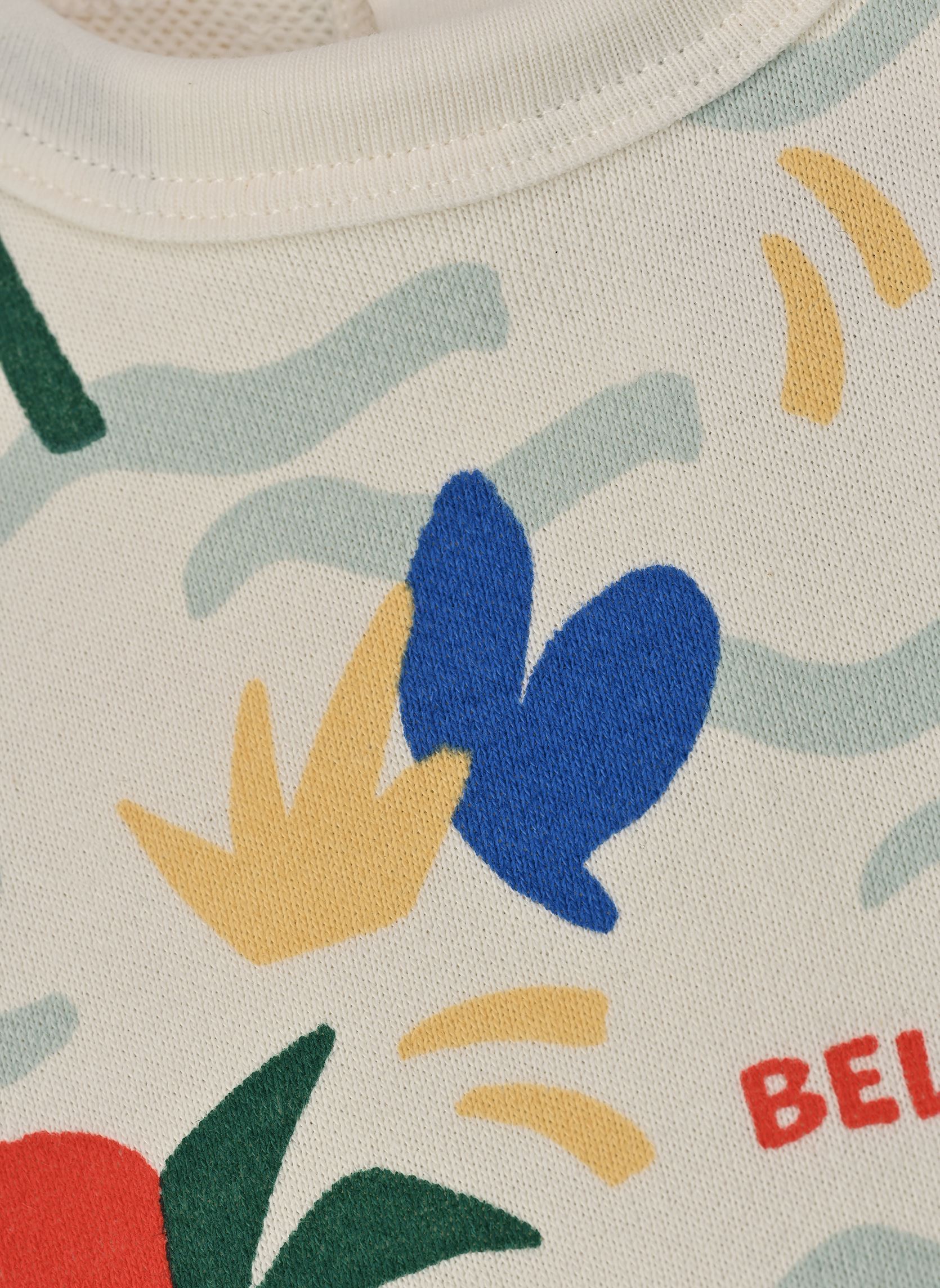 Sweats Sweatshirt Fax garçon blanc Petit Bateau Sweats Sweatshirt Fax garçon blanc Milk/Multico