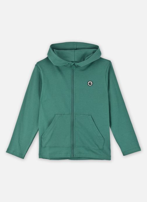 Petit Bateau Sweatshirts mit Reißverschluss Sweatshirt à Capuche Furito jungen grün