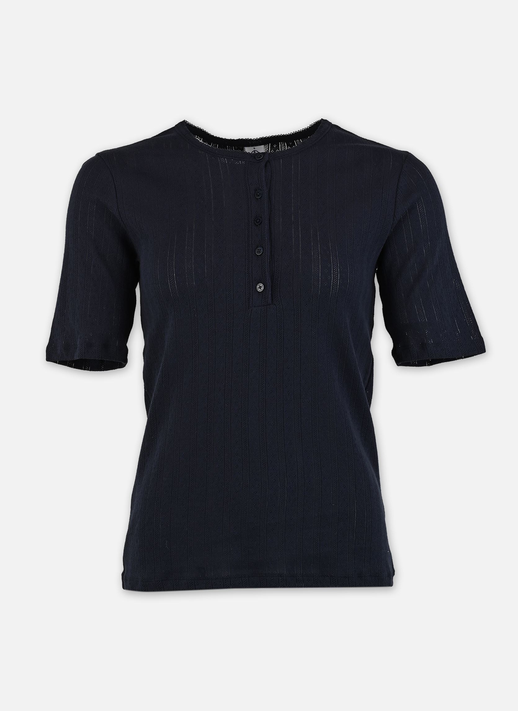 Vêtements Petit Bateau Tee shirt en coton manches courtes uni pour Femme - vue 1