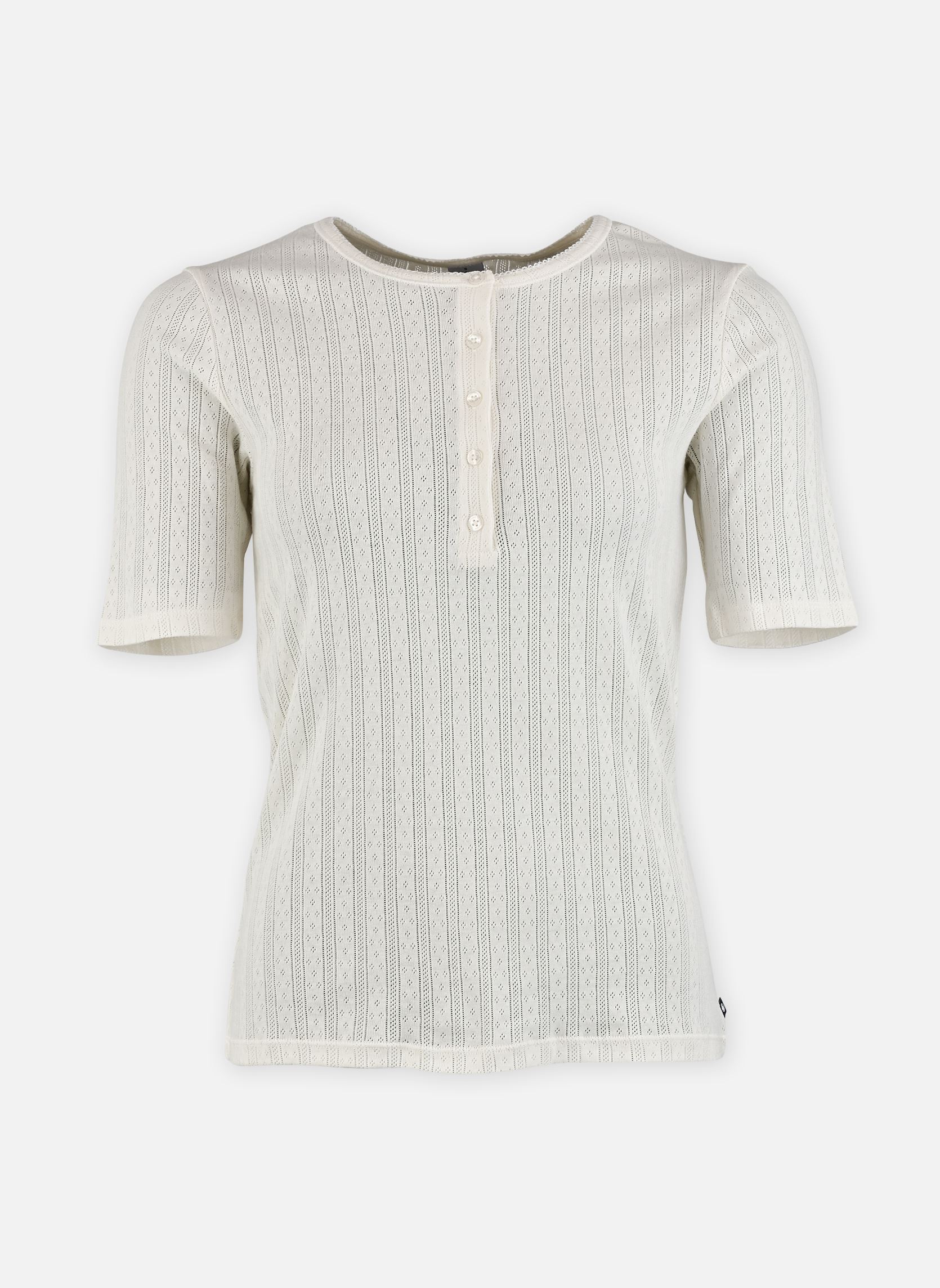 Vêtements Petit Bateau Tee shirt en coton manches courtes uni pour Femme - vue 1
