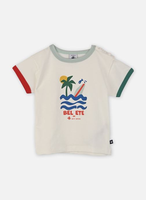 Petit Bateau Tee-shirts Tee-shirt Favre garçon blanc