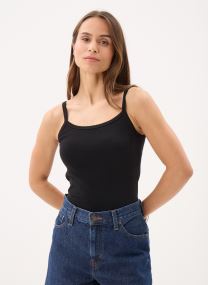 Débardeurs Chemise à bretelles en coton femme femme blanc