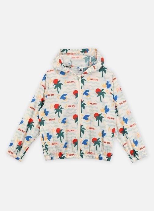 Petit Bateau Wasserdichte Windbreaker / Wasserdichte Windjacken Coupe Vent Anti UV Enfant jungen weiß