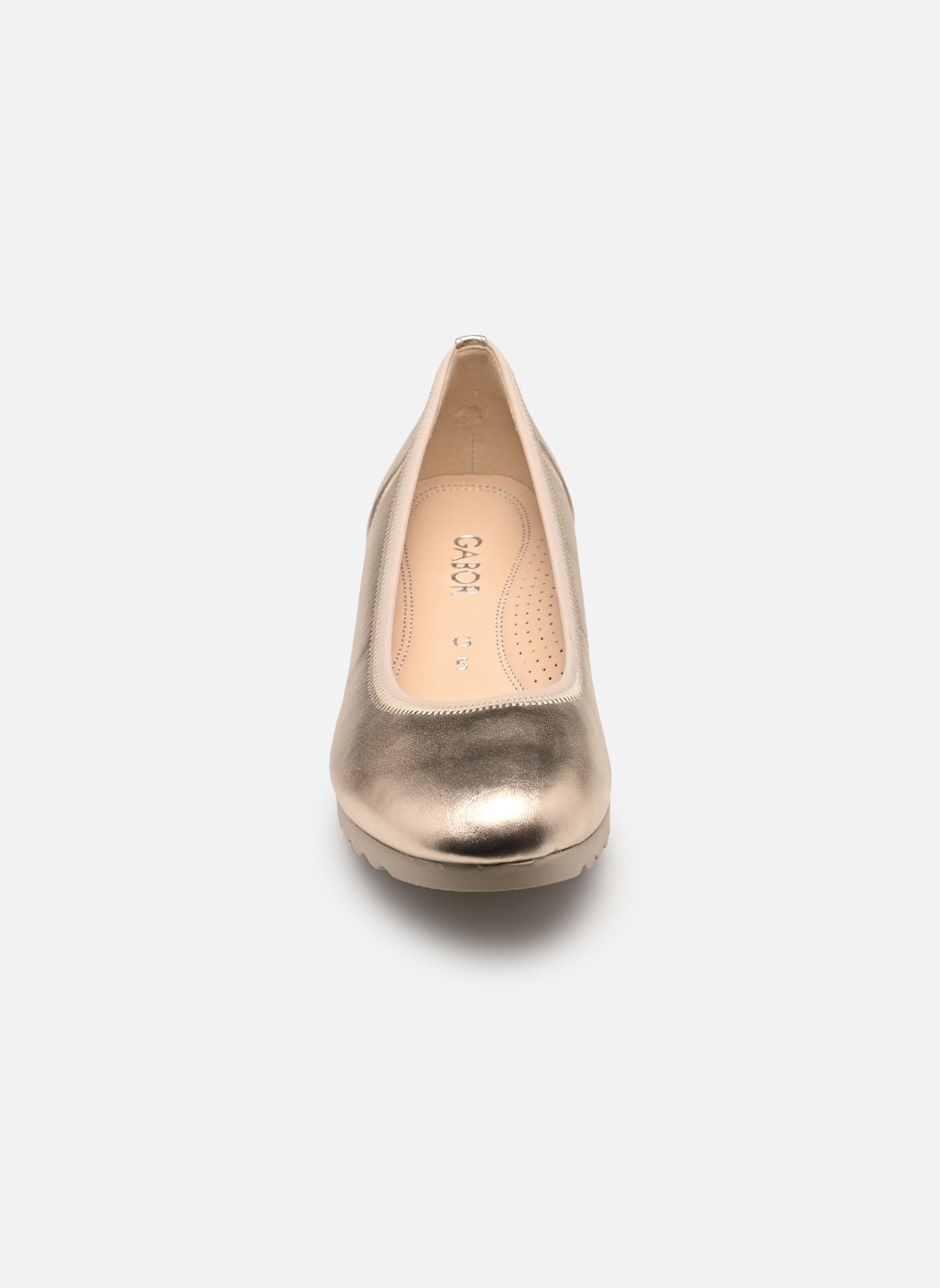 Klassieke ballerina's 82.641 dames goud en brons Gabor Klassieke ballerina's 82.641 dames goud en brons PUDER