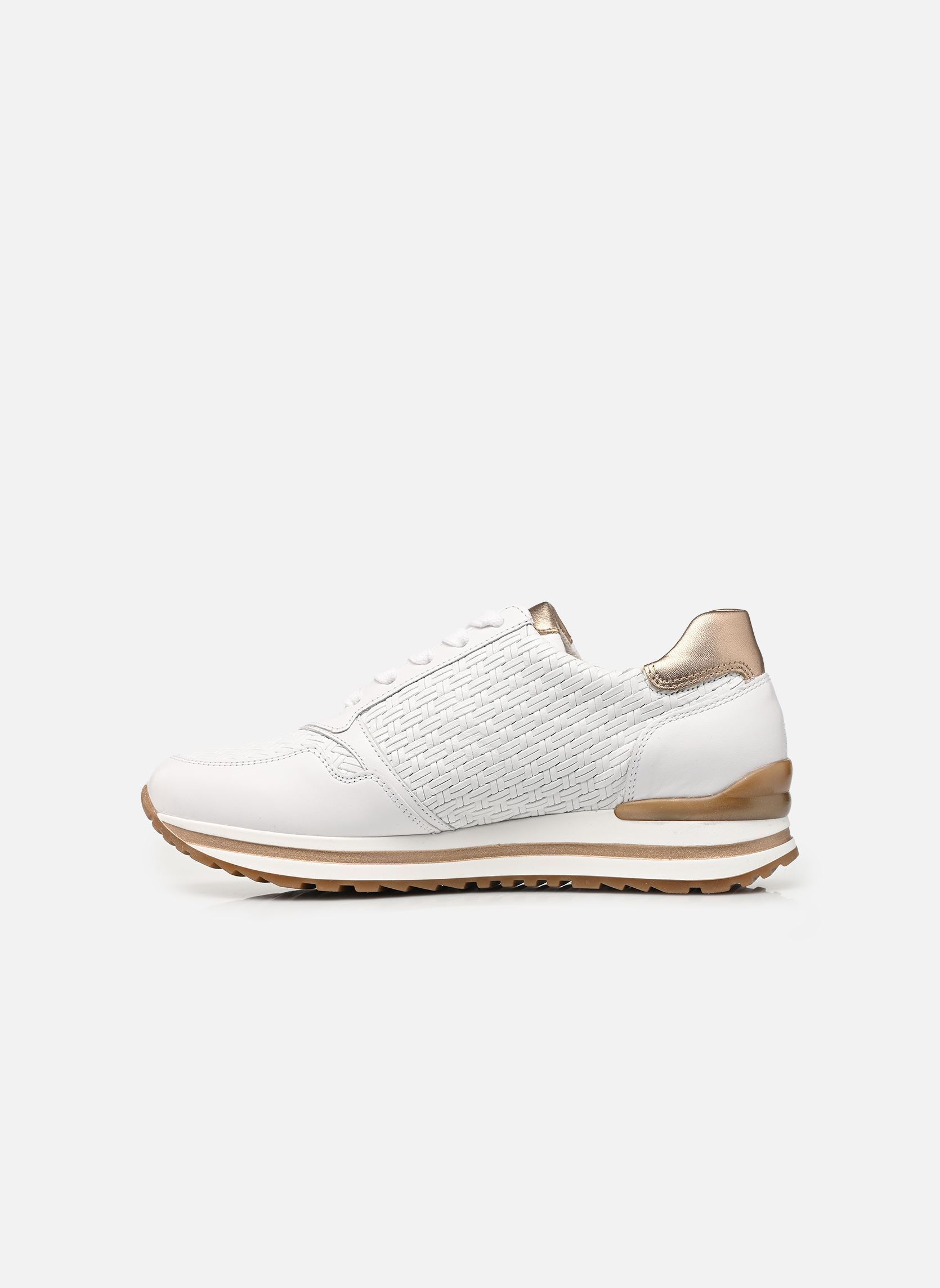 Baskets compensées 86.528 femme blanc Gabor Baskets compensées 86.528 femme blanc WEISS/PLATINO