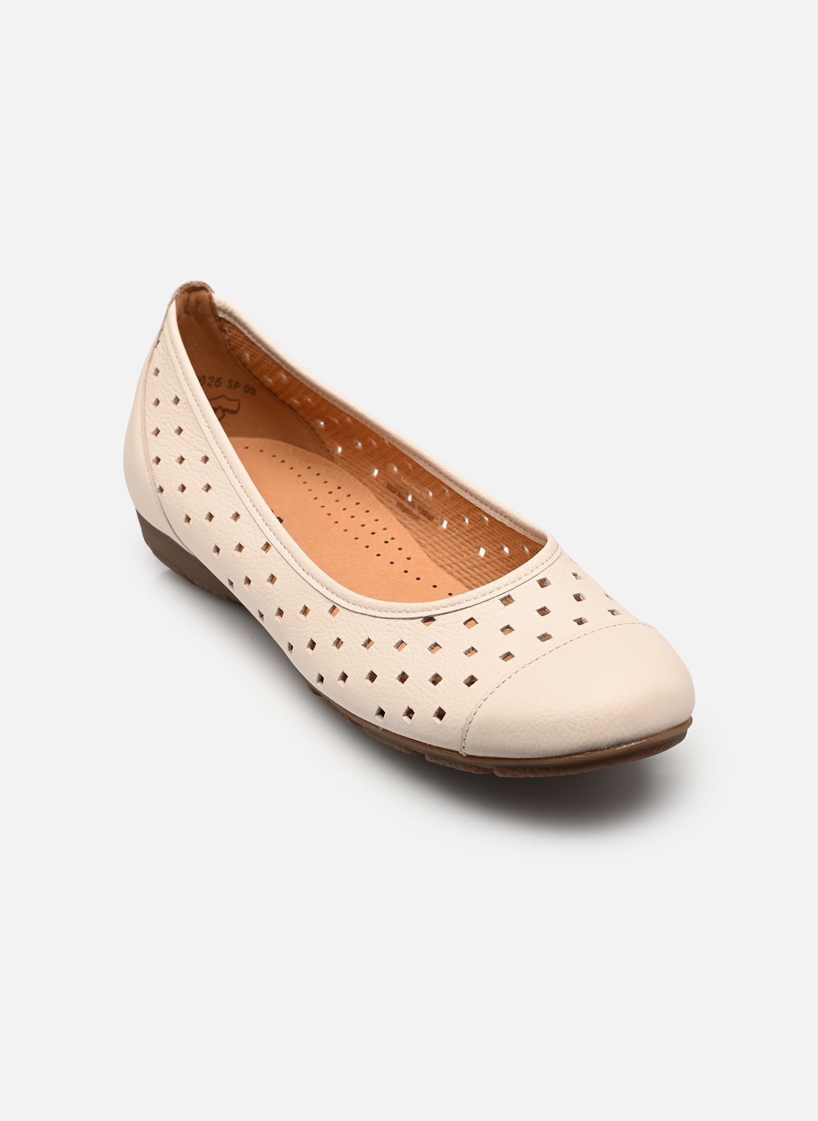 Klassische Ballerinas 84.169 damen weiß Gabor Klassische Ballerinas 84.169 damen weiß CREME