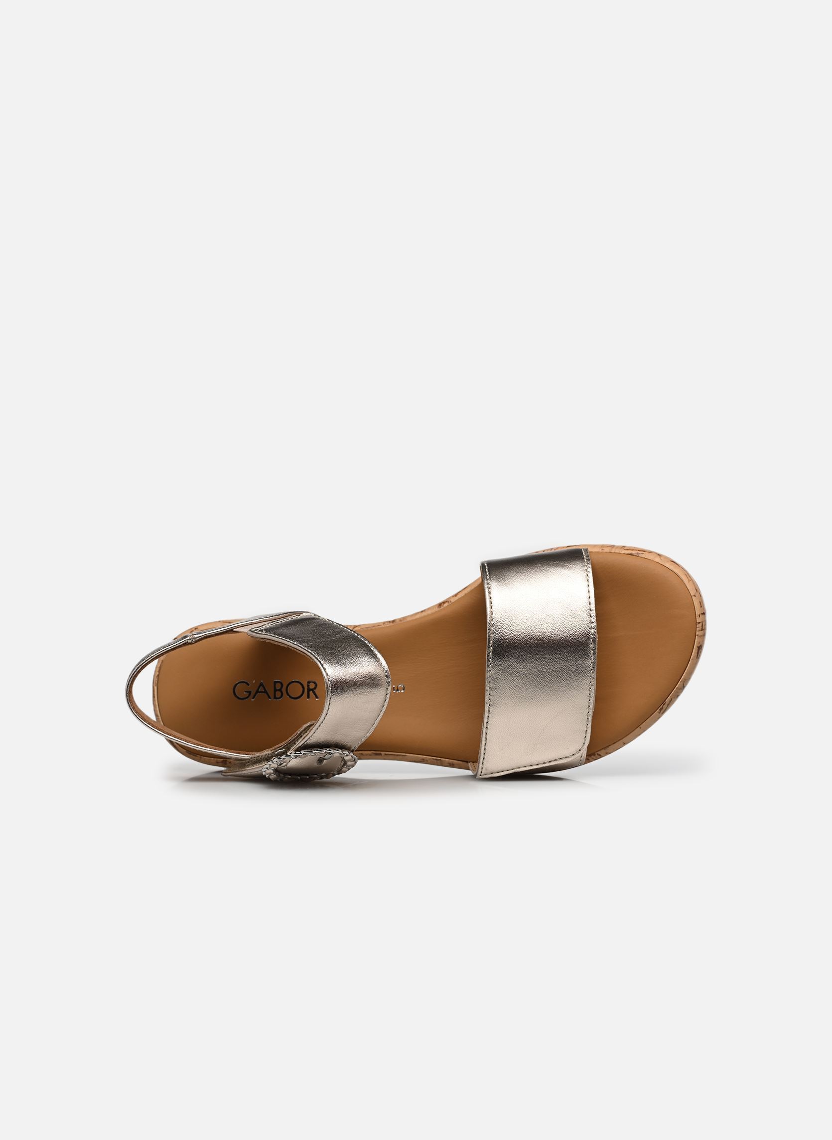 Keil- und Plateausandalen 82.734 damen gold und bronze Gabor Keil- und Plateausandalen 82.734 damen gold und bronze PUDER