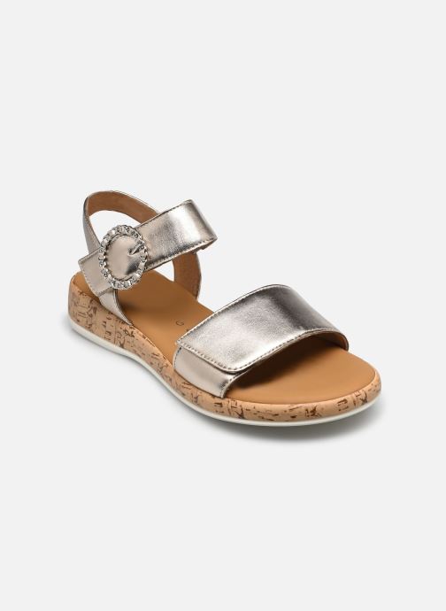 Gabor Keil- und Plateausandalen 82.734 damen gold und bronze