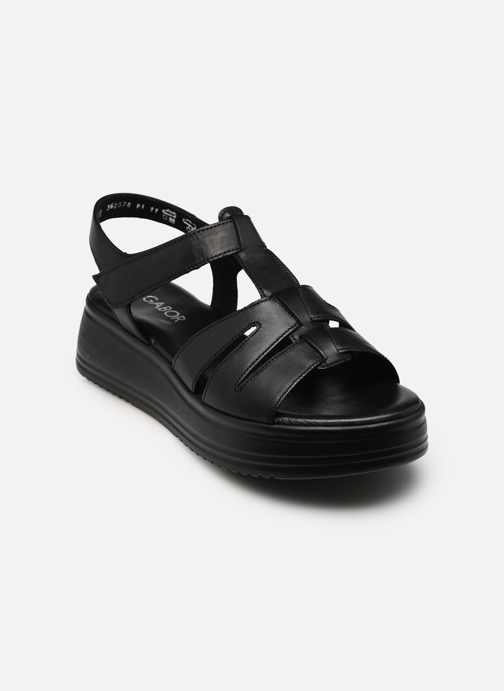 Keil- und Plateausandalen 82.742 damen schwarz Gabor Keil- und Plateausandalen 82.742 damen schwarz SCHWARZ