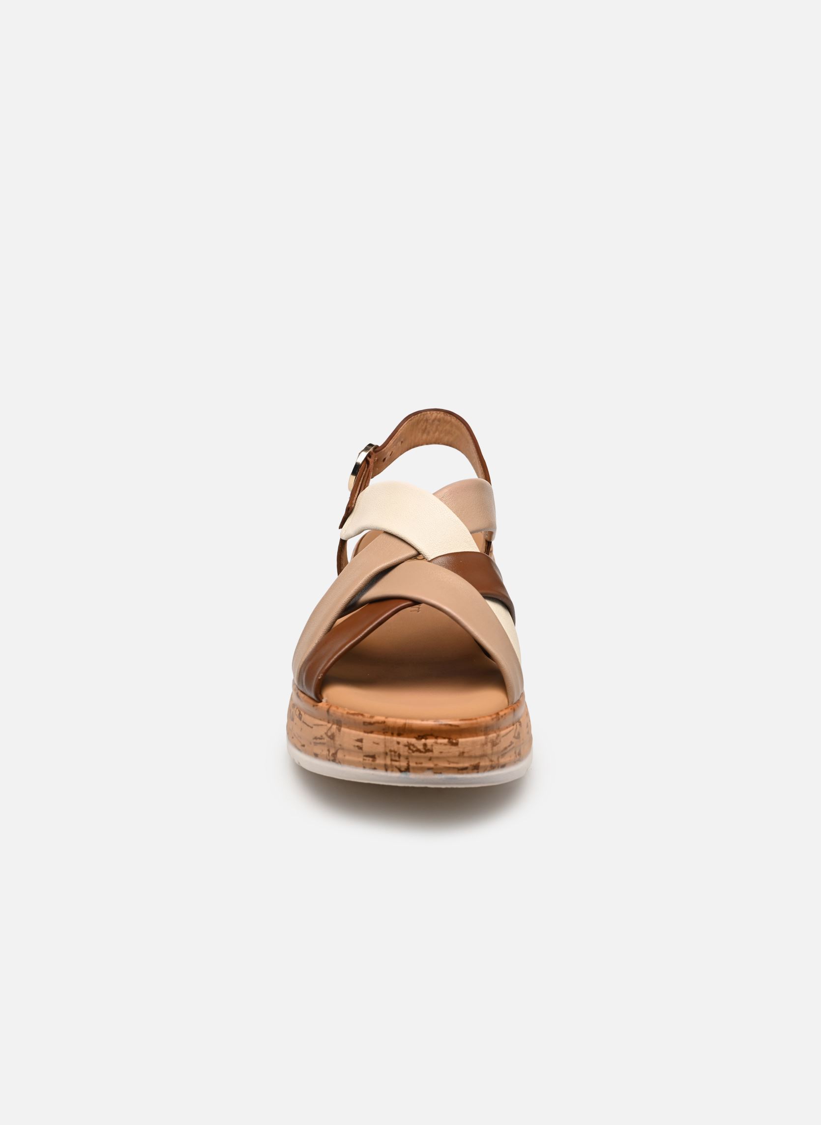 Sandali con zeppa e plateau 82.743 donna marrone Gabor Sandali con zeppa e plateau 82.743 donna marrone COGNAC/PAN