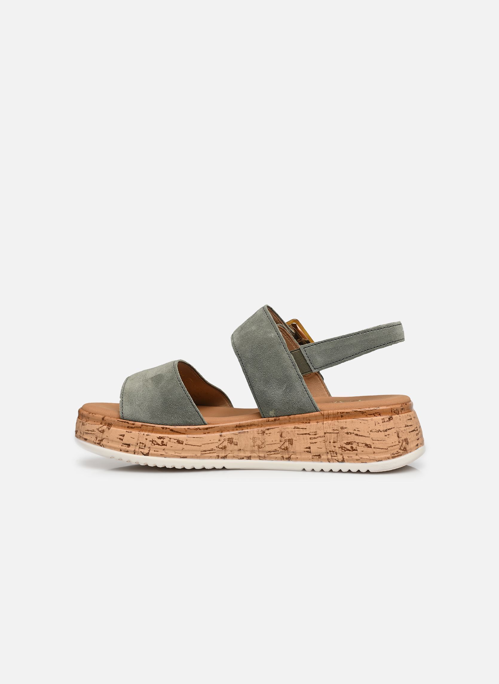 Sandalen met sleehak en plateau 82.744 dames groen Gabor Sandalen met sleehak en plateau 82.744 dames groen PINE