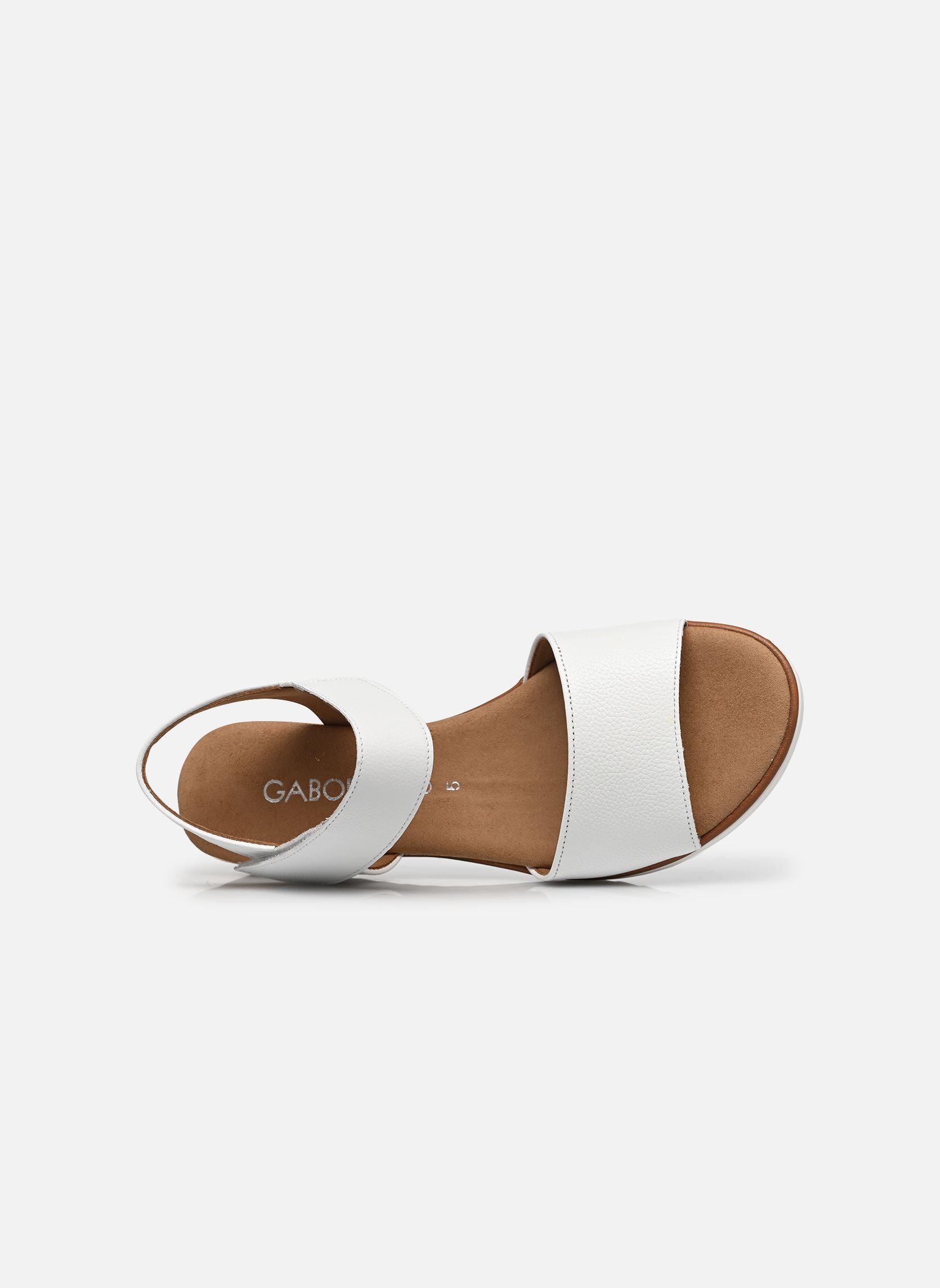 Sandales compensées et plateformes 82.750 femme blanc Gabor Sandales compensées et plateformes 82.750 femme blanc WEISS