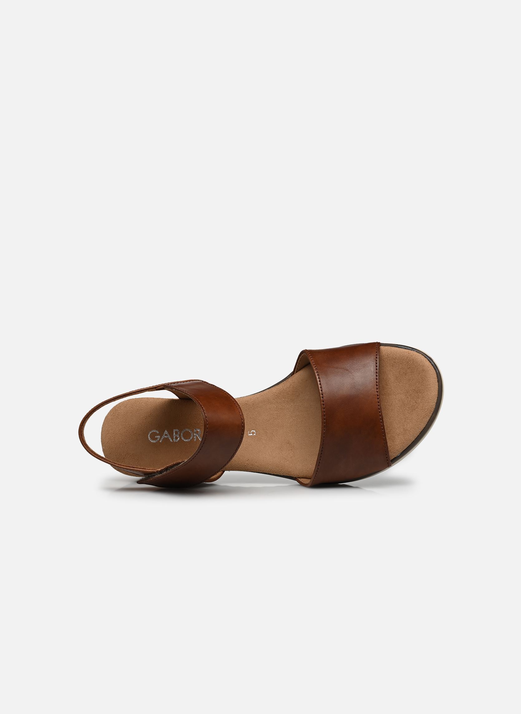 Sandales compensées et plateformes 82.750 femme marron Gabor Sandales compensées et plateformes 82.750 femme marron CAMEL