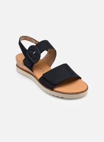 Sandales compensées et plateformes 82.752 femme bleu