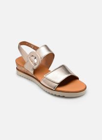 Sandales compensées et plateformes 82.752 femme bleu