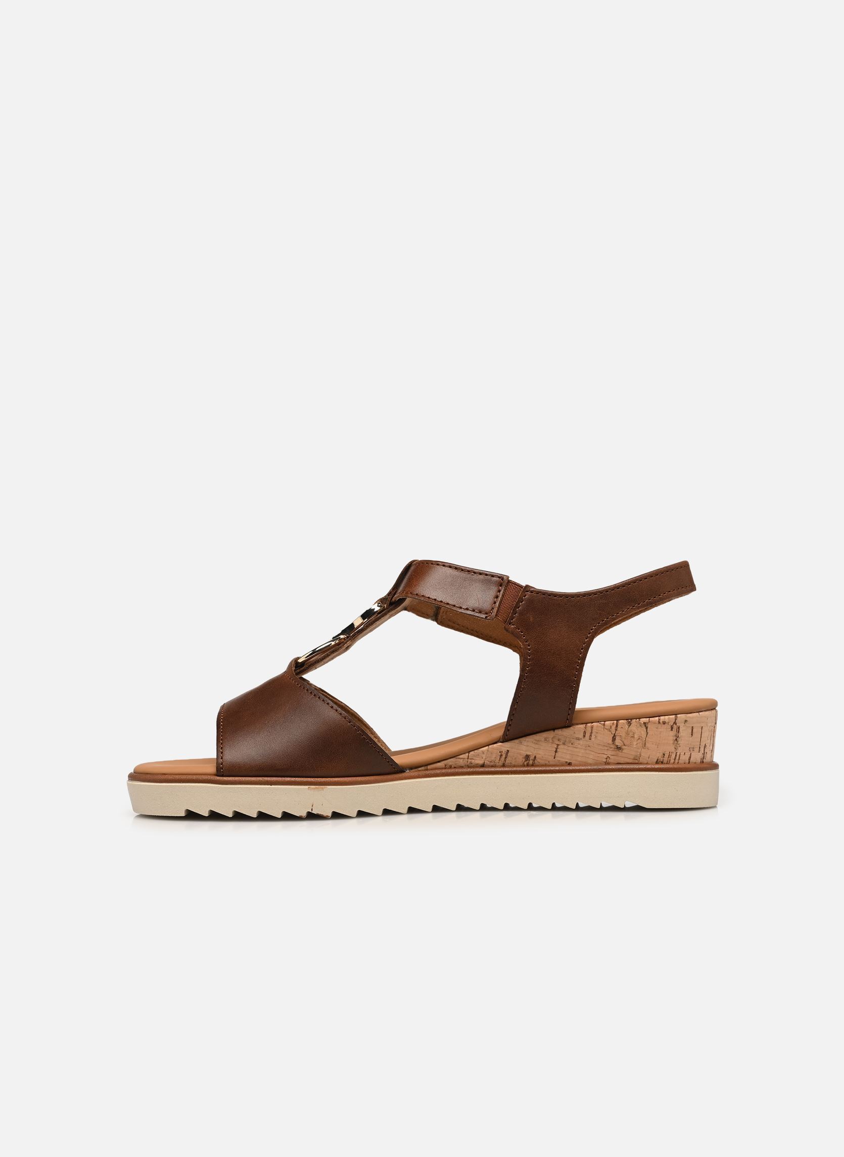 Sandales compensées et plateformes 82.754 femme marron Gabor Sandales compensées et plateformes 82.754 femme marron CAMEL