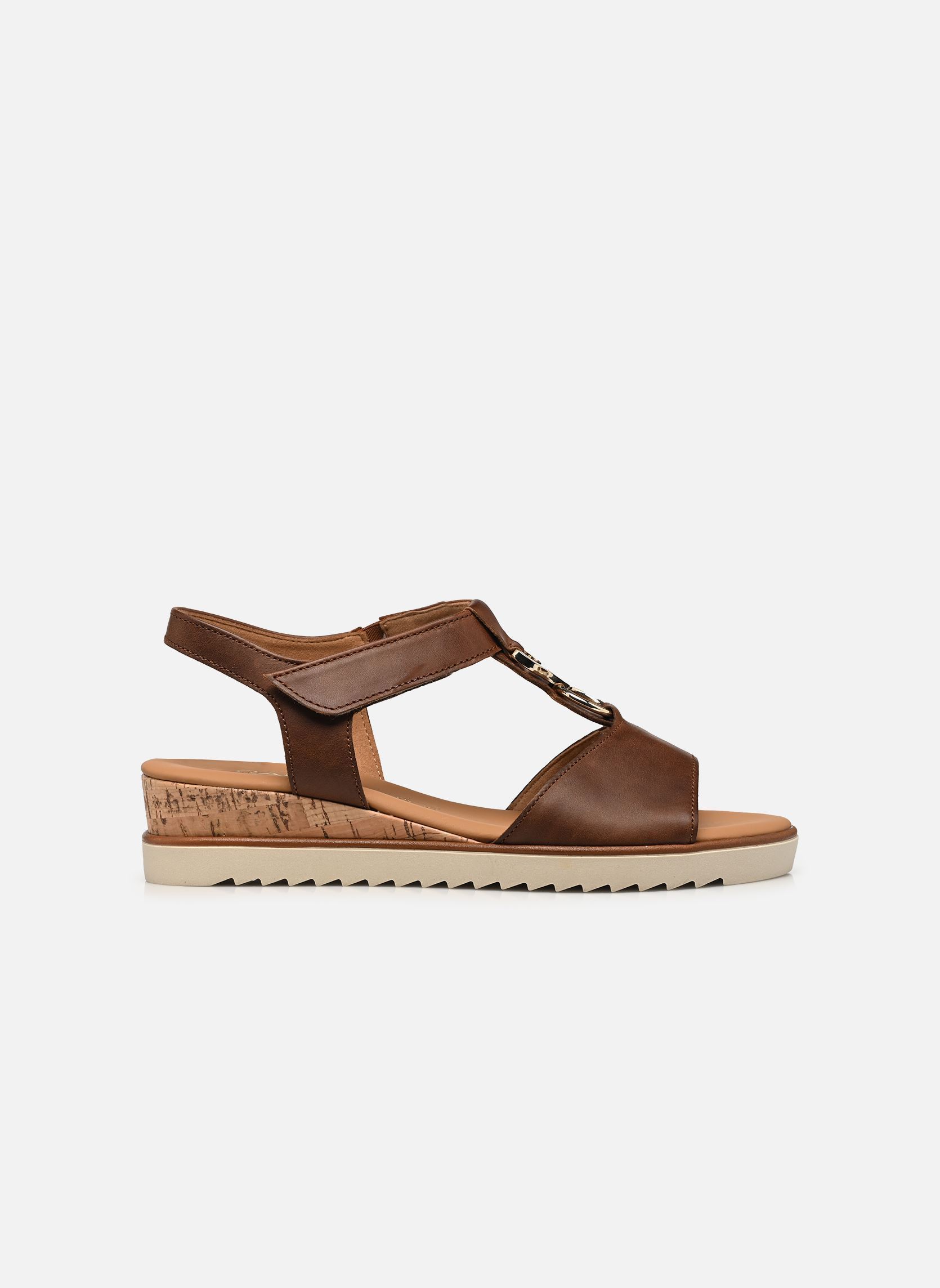 Sandales compensées et plateformes 82.754 femme marron Gabor Sandales compensées et plateformes 82.754 femme marron CAMEL