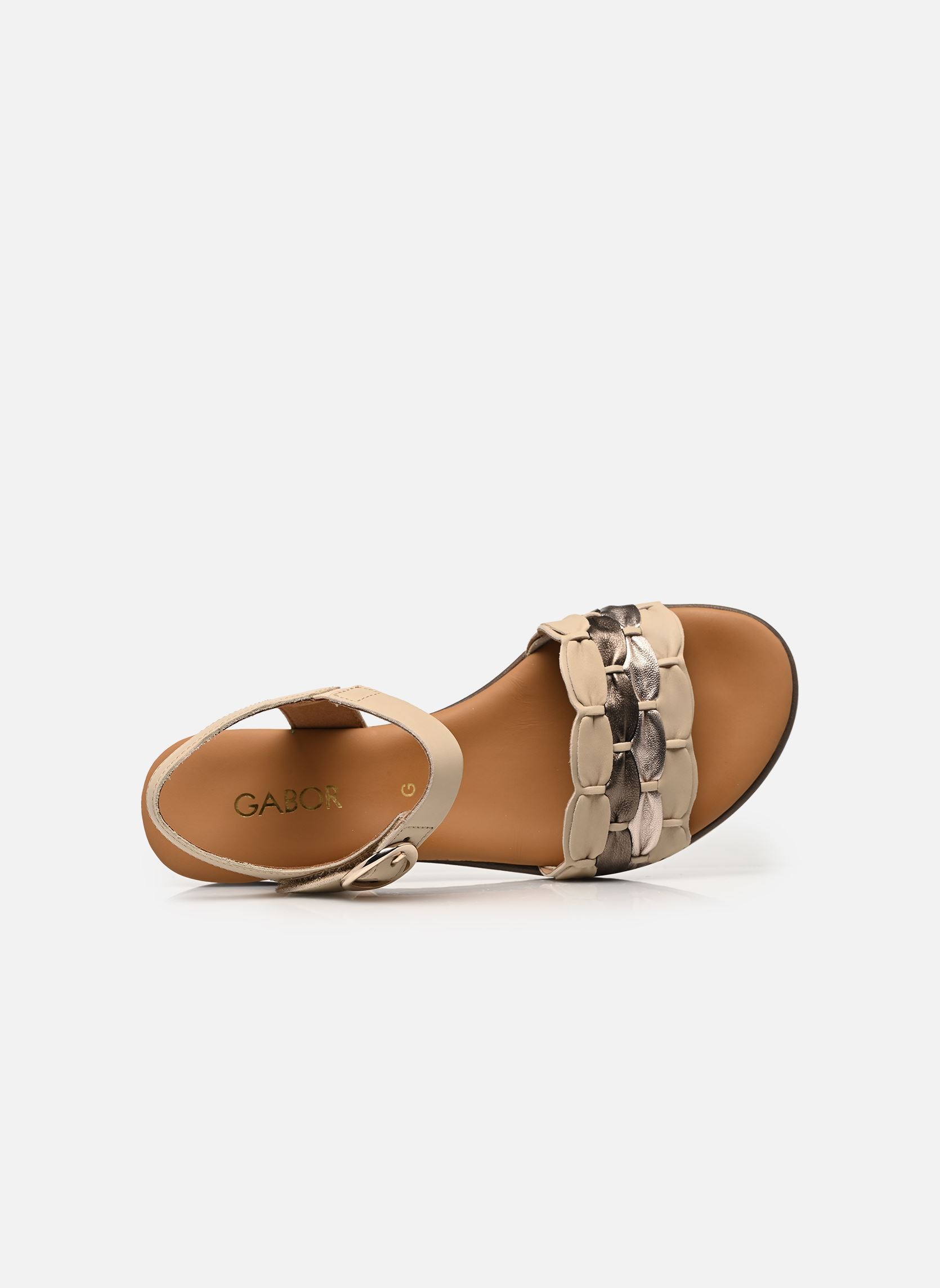 Sandales compensées et plateformes 82.758 femme beige Gabor Sandales compensées et plateformes 82.758 femme beige BEIGE