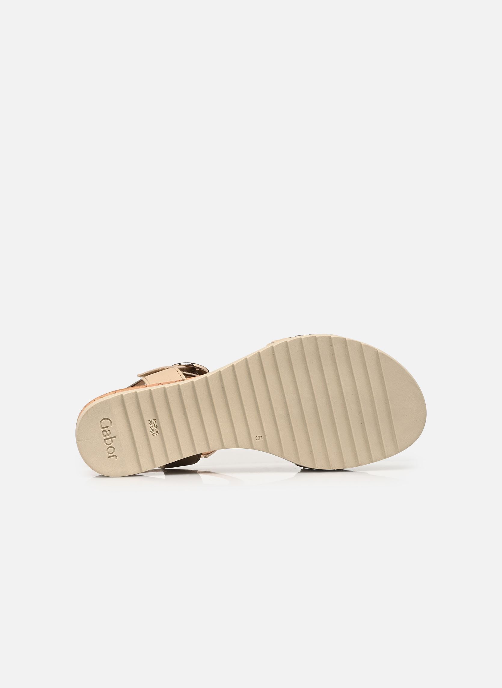 Sandales compensées et plateformes 82.758 femme beige Gabor Sandales compensées et plateformes 82.758 femme beige BEIGE