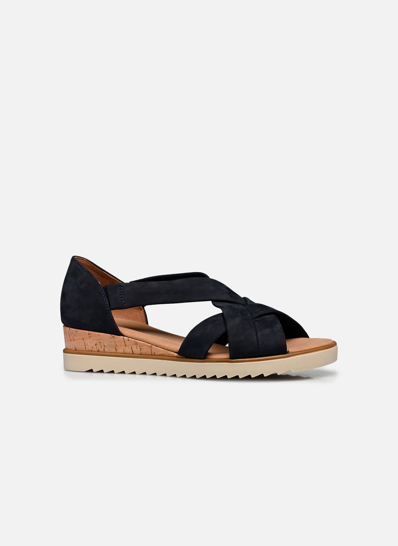 Sandales compensées et plateformes 82.782 femme bleu Gabor Sandales compensées et plateformes 82.782 femme bleu BLUE