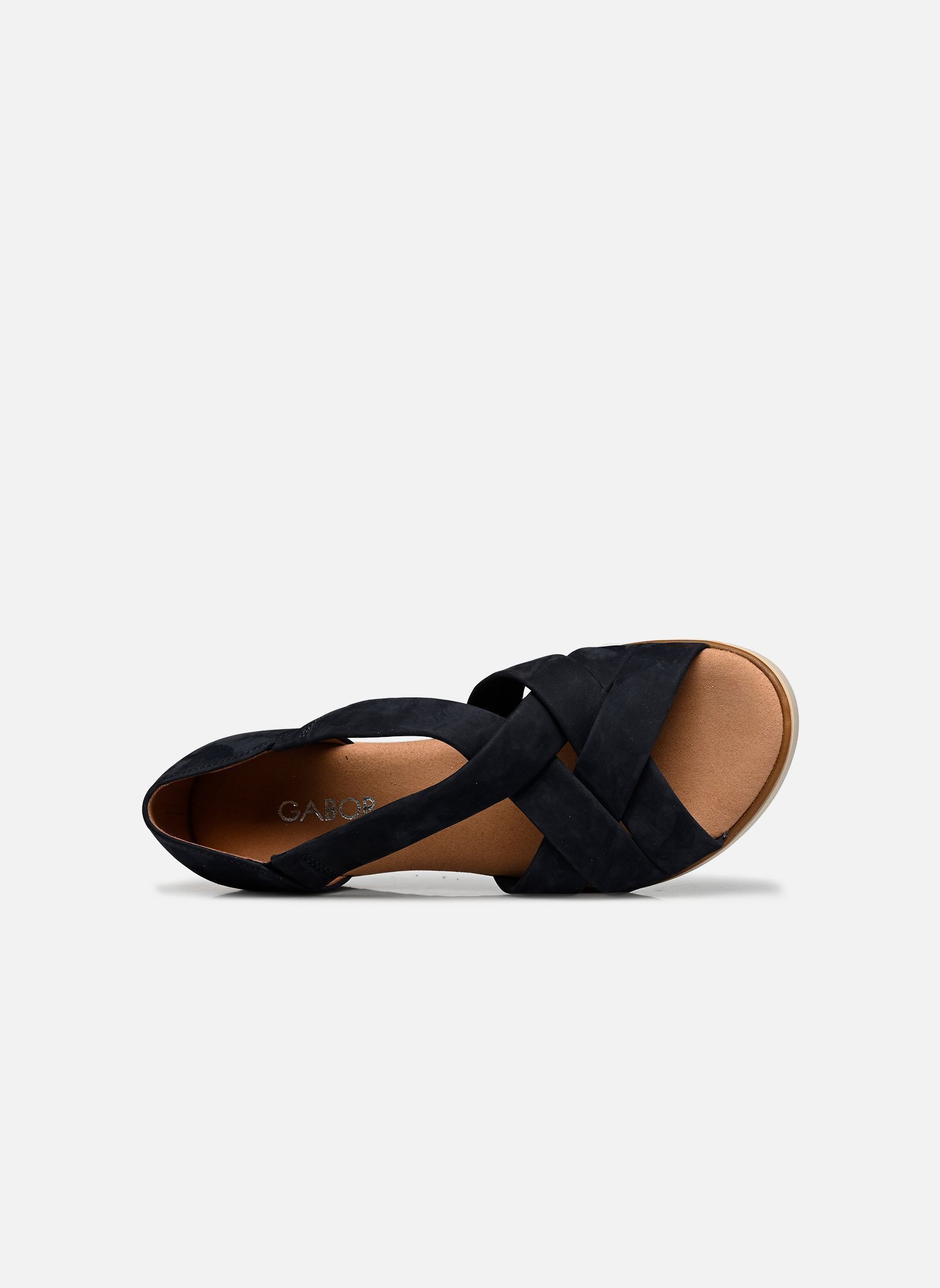 Sandales compensées et plateformes 82.782 femme bleu Gabor Sandales compensées et plateformes 82.782 femme bleu BLUE