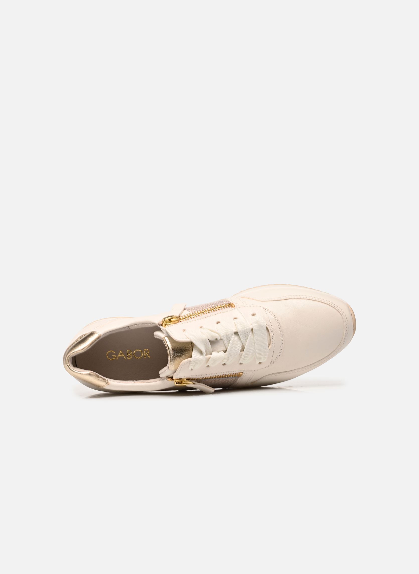 Baskets basses 83.420 femme blanc Gabor Baskets basses 83.420 femme blanc LATTE/PLATINO
