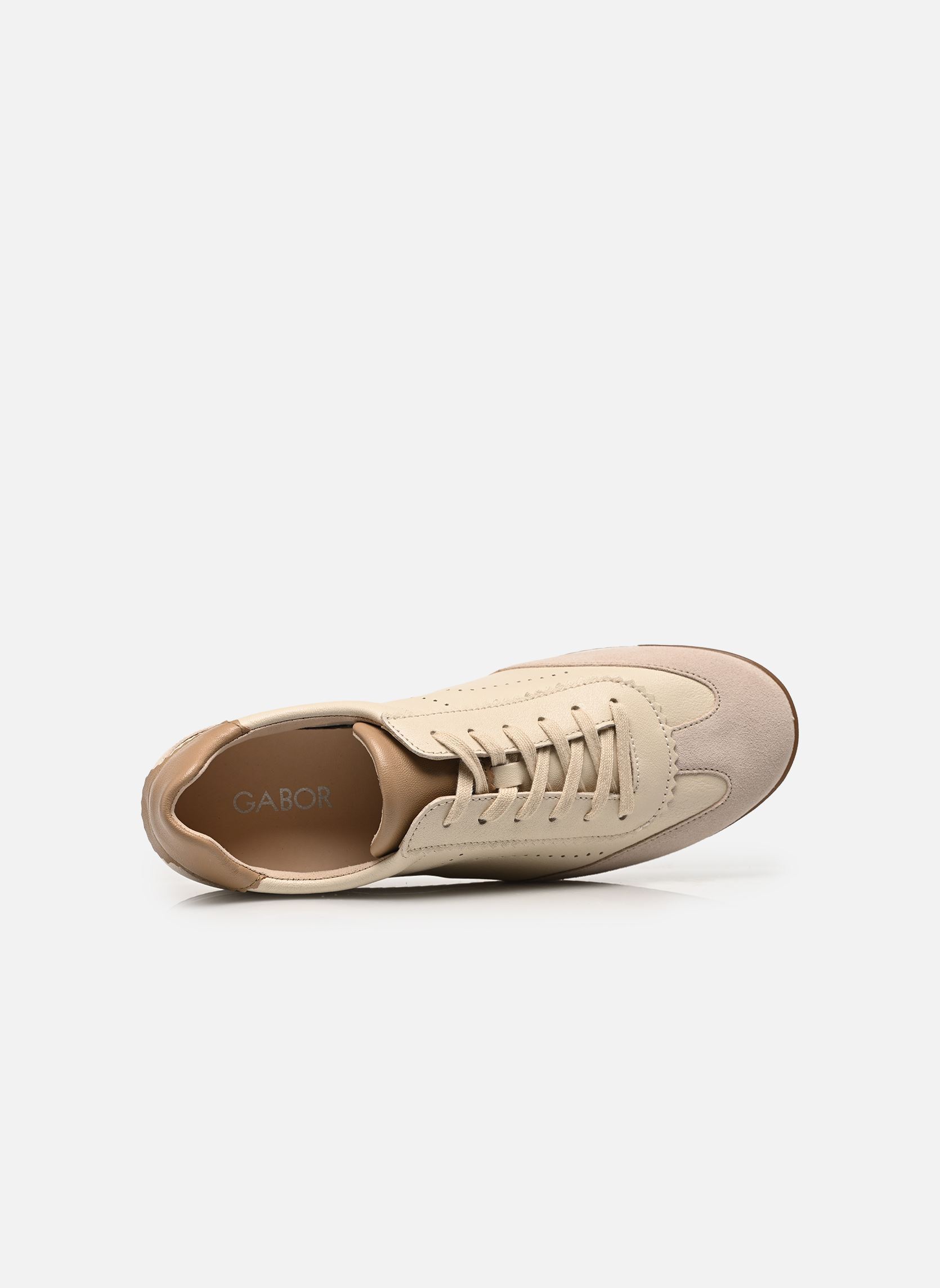Niedrige Sneaker 83.432 damen beige Gabor Niedrige Sneaker 83.432 damen beige ABETONE/STEPPA
