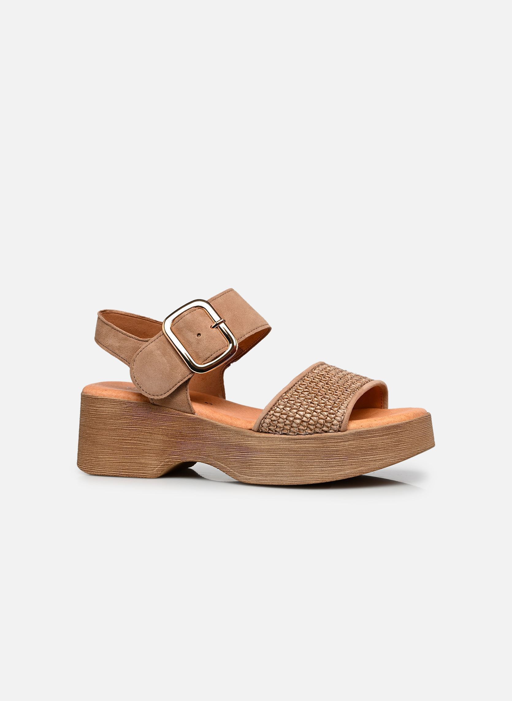 Sandali con zeppa e plateau 84.526 donna beige Gabor Sandali con zeppa e plateau 84.526 donna beige SAND