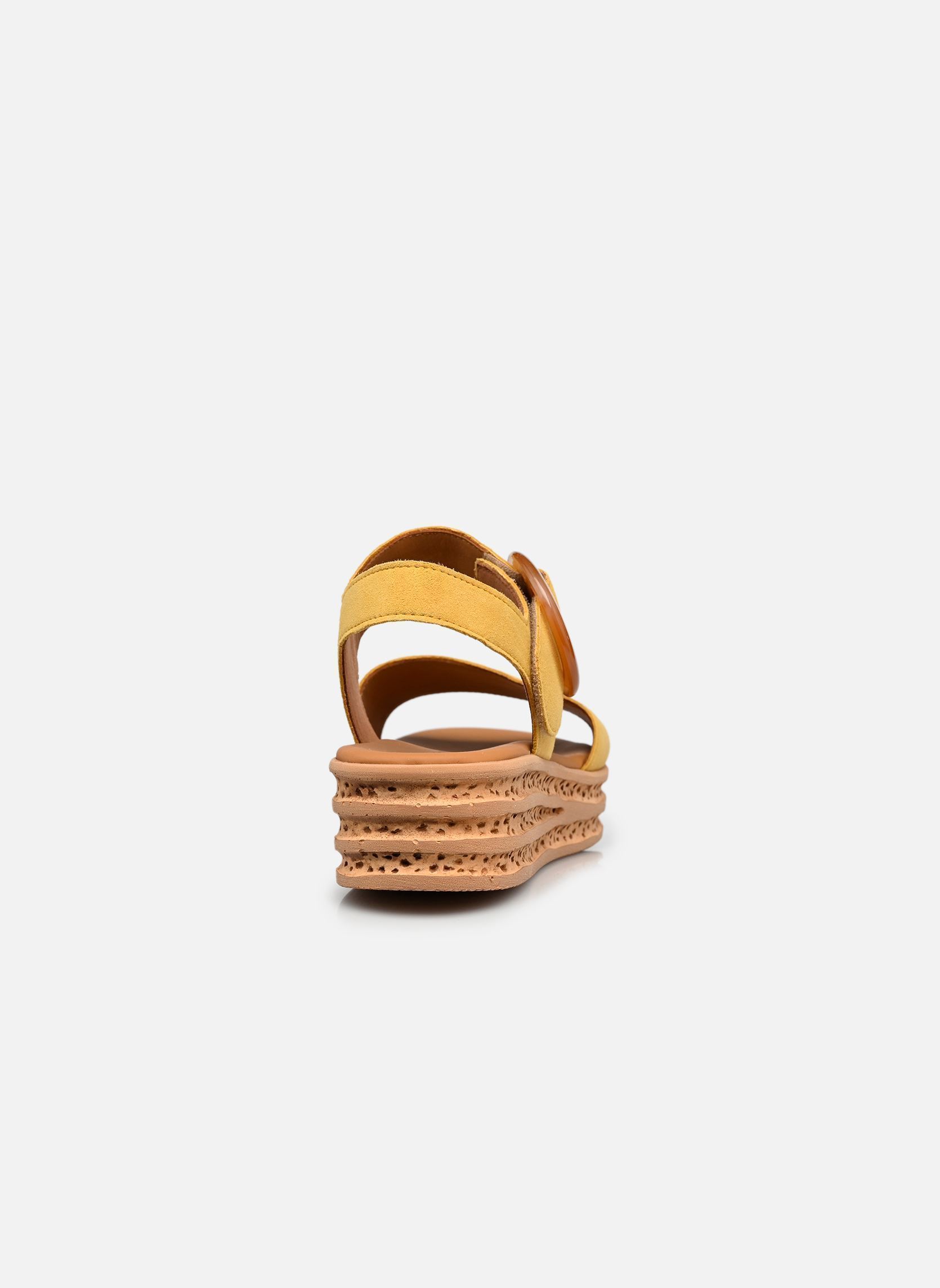 Sandales compensées et plateformes 84.550 femme jaune Gabor Sandales compensées et plateformes 84.550 femme jaune DARK SOLE
