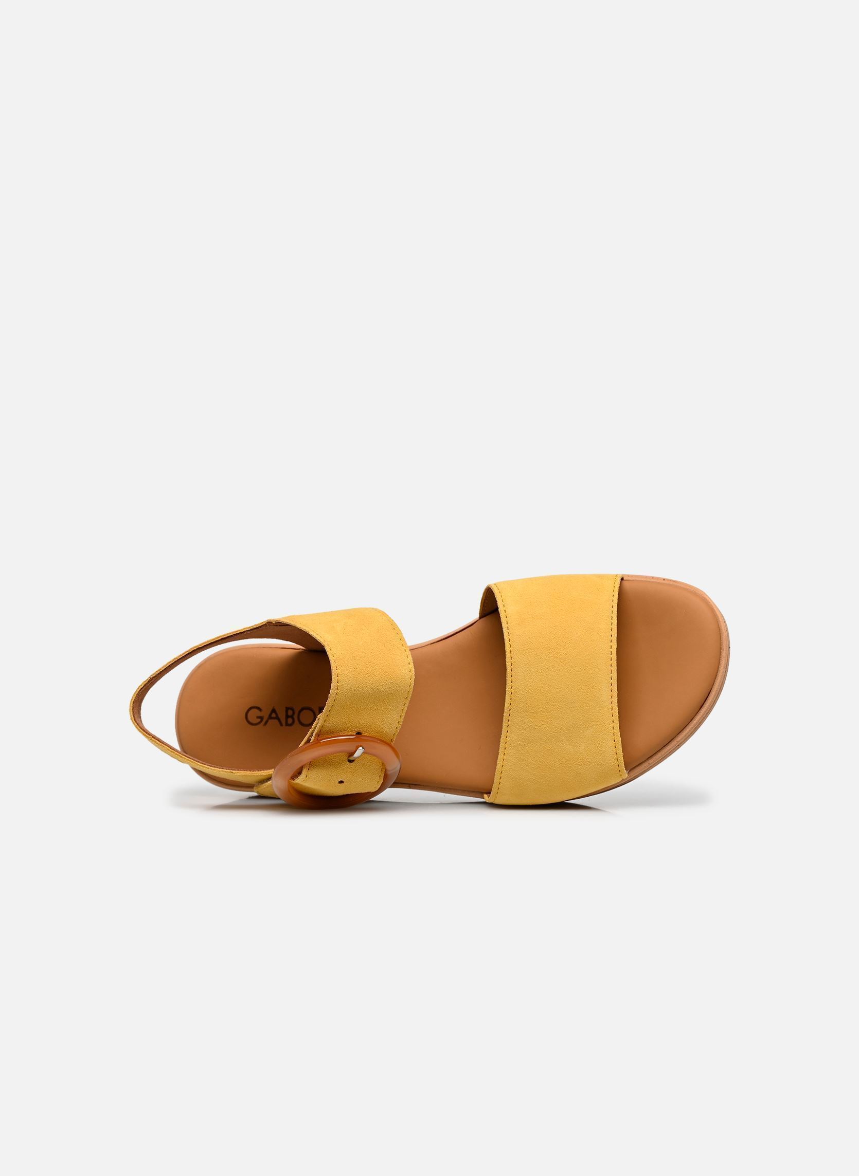 Sandales compensées et plateformes 84.550 femme jaune Gabor Sandales compensées et plateformes 84.550 femme jaune DARK SOLE