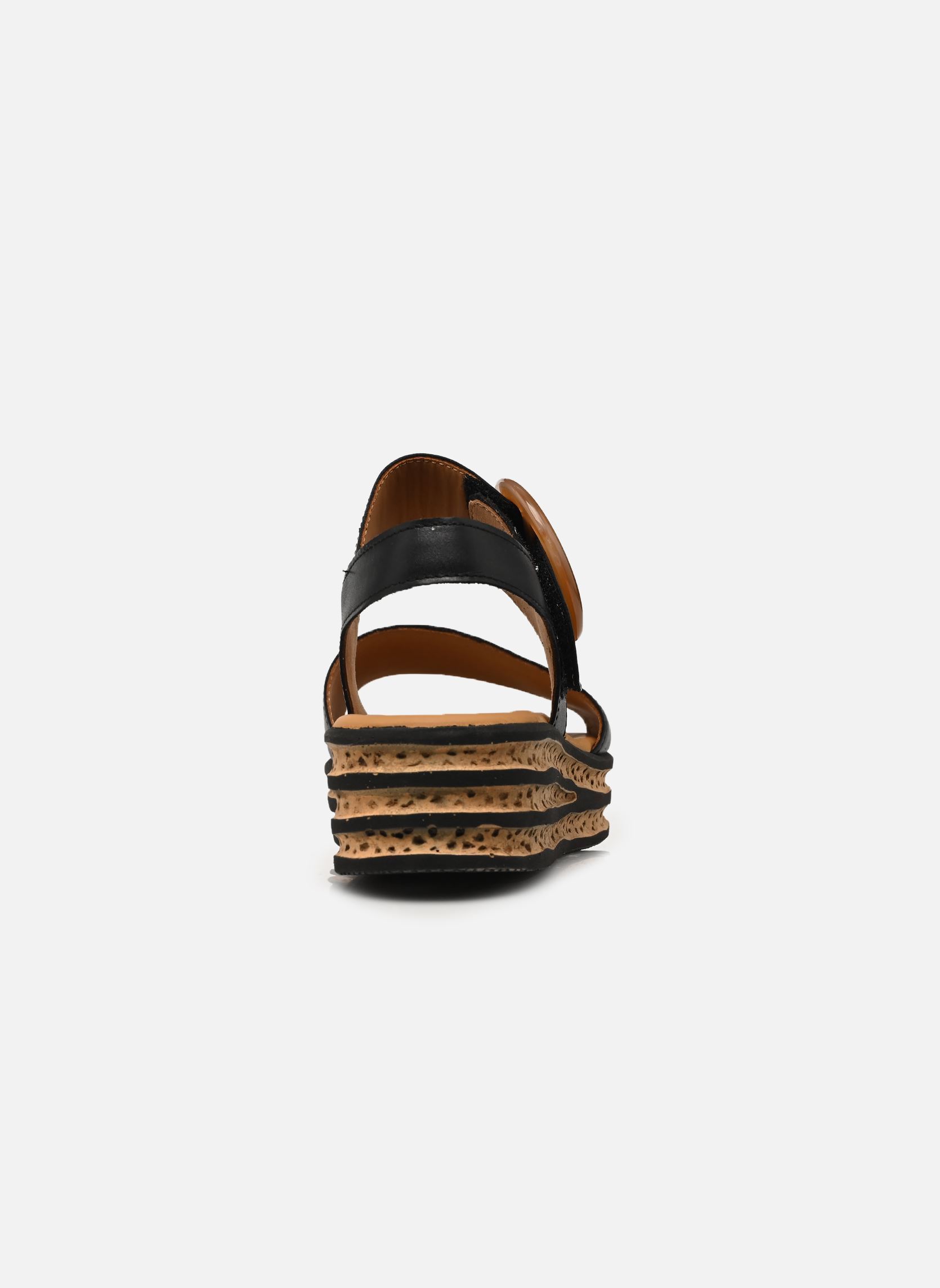 Sandales compensées et plateformes 84.550 femme noir Gabor Sandales compensées et plateformes 84.550 femme noir SCHWARZ