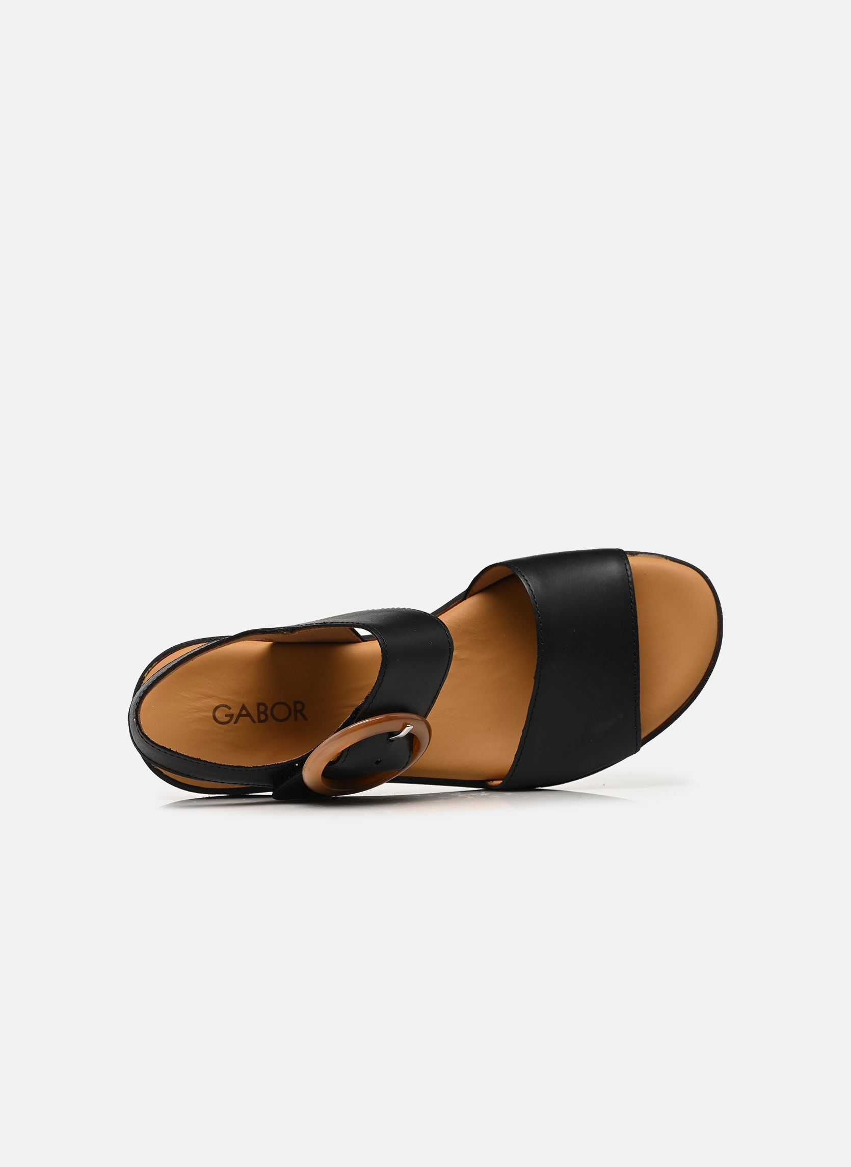 Sandales compensées et plateformes 84.550 femme noir Gabor Sandales compensées et plateformes 84.550 femme noir SCHWARZ