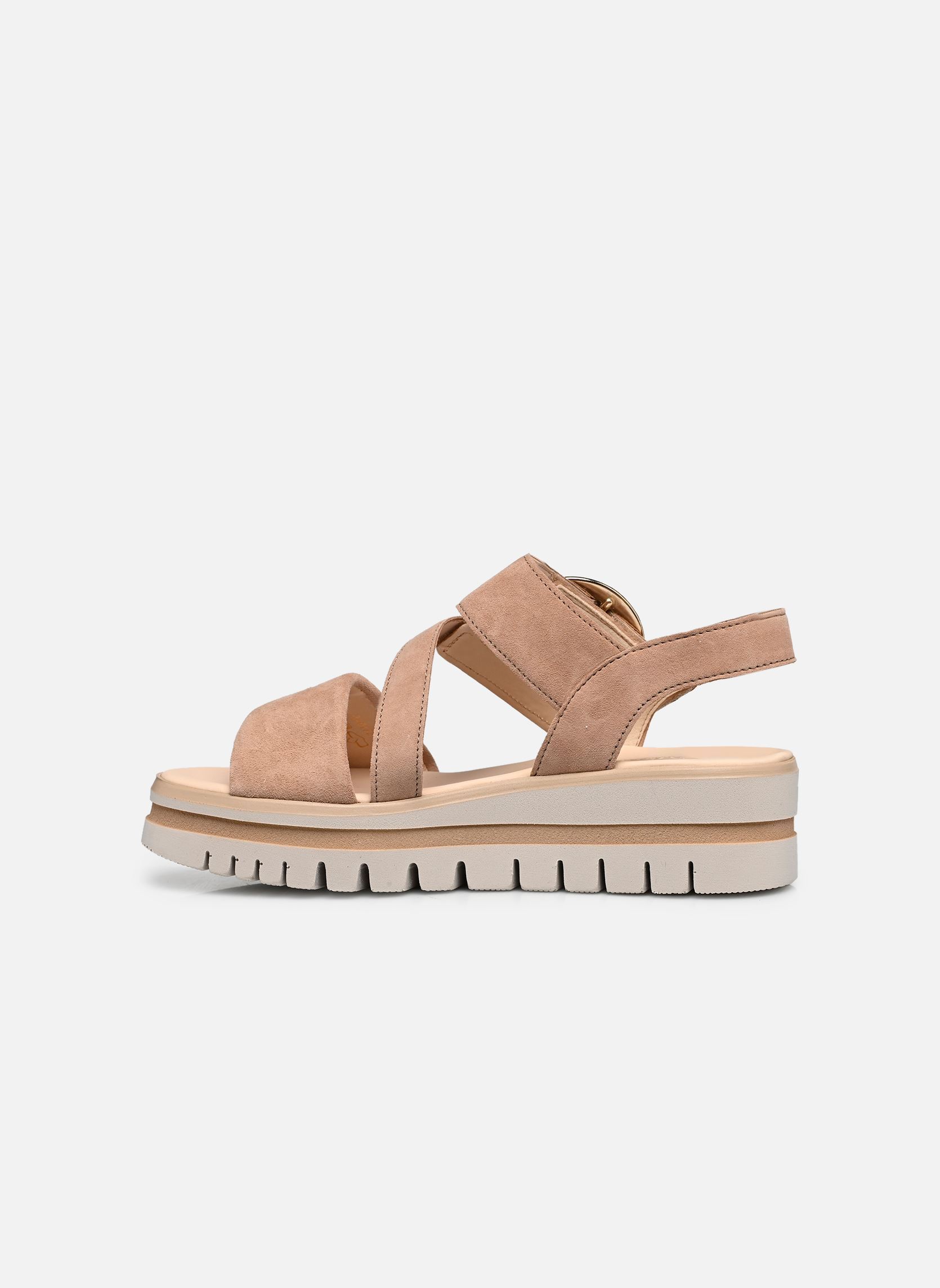 Sandales compensées et plateformes 84.627 femme beige Gabor Sandales compensées et plateformes 84.627 femme beige SAND