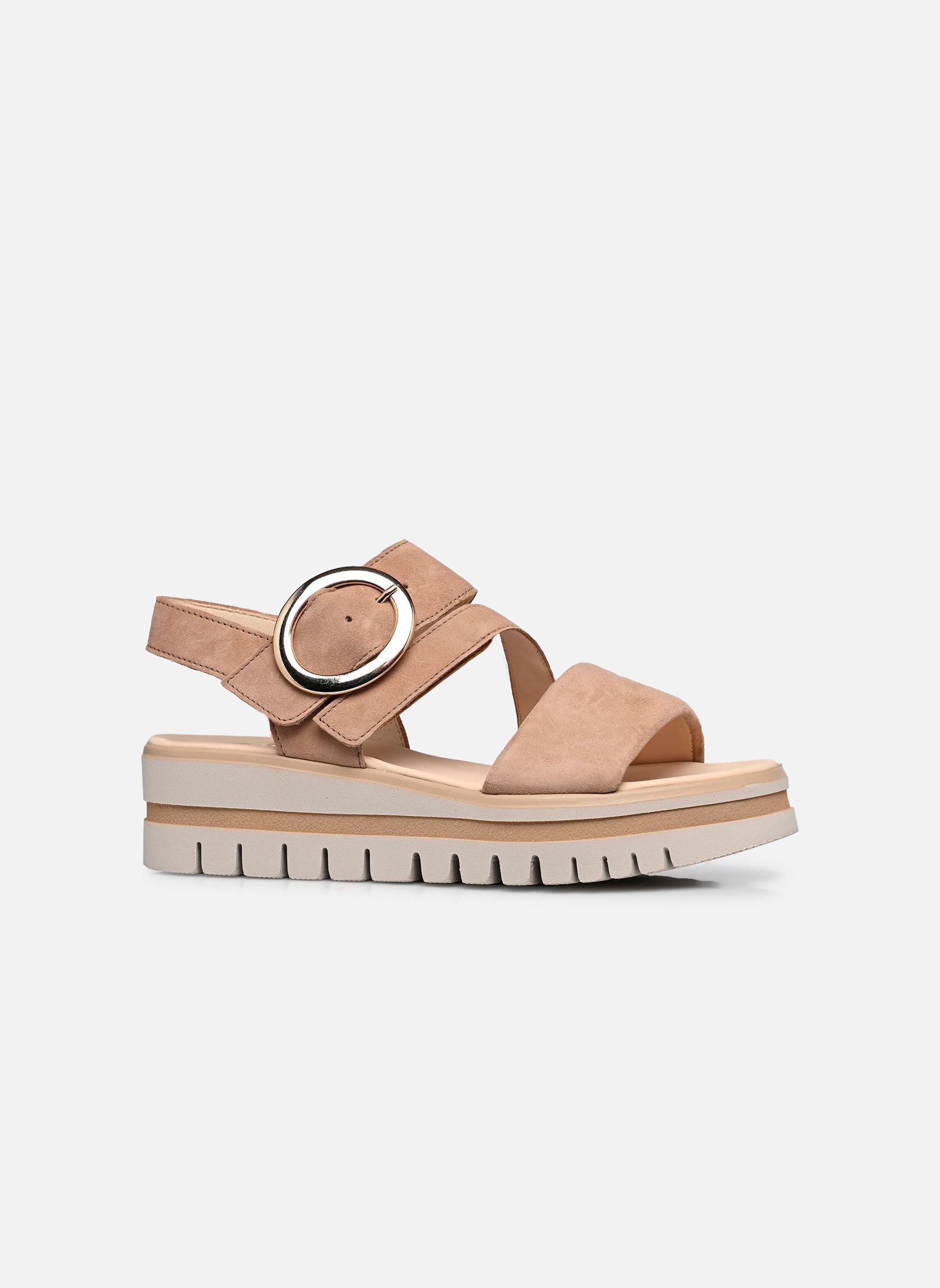 Sandales compensées et plateformes 84.627 femme beige Gabor Sandales compensées et plateformes 84.627 femme beige SAND