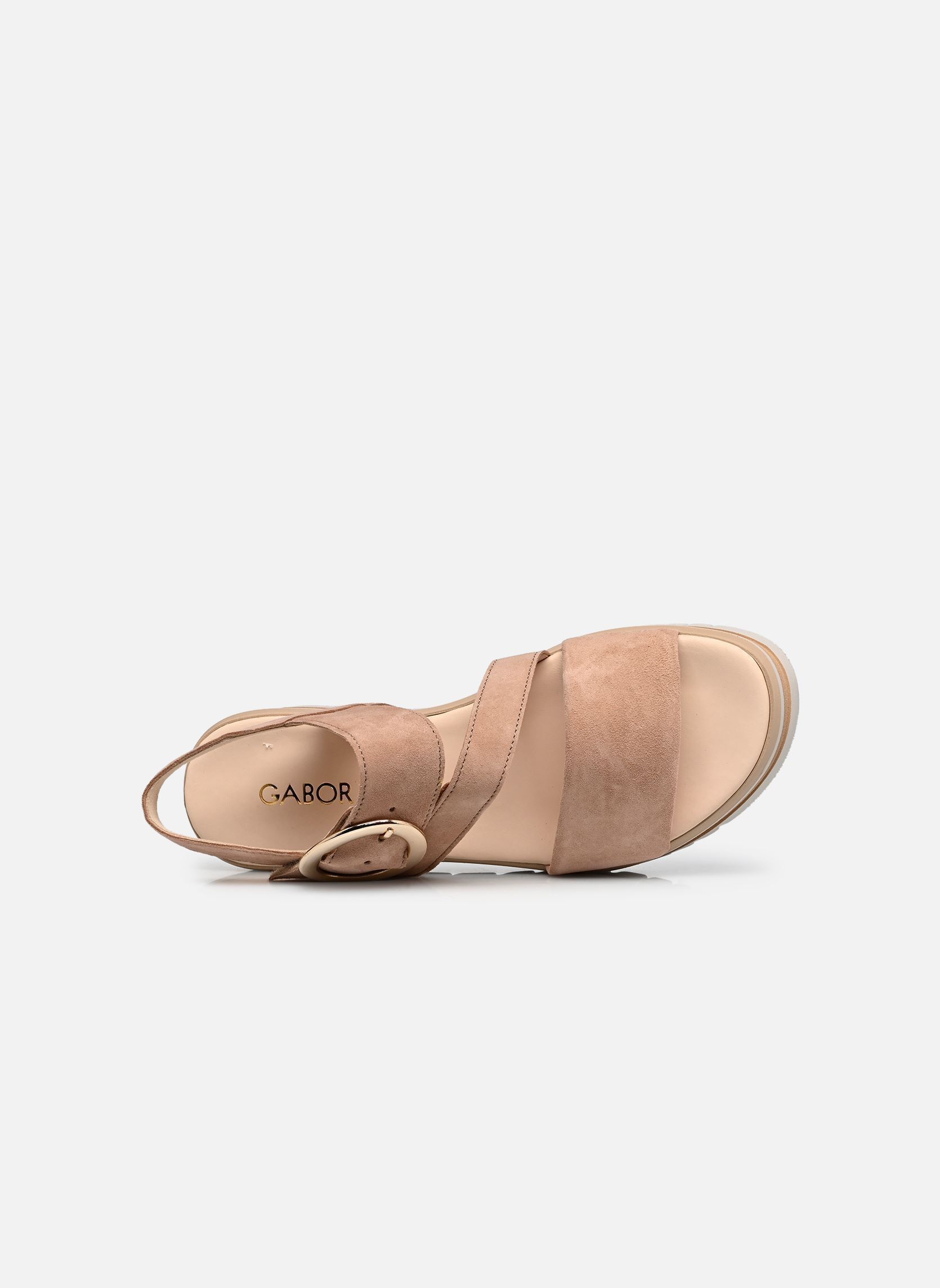 Sandales compensées et plateformes 84.627 femme beige Gabor Sandales compensées et plateformes 84.627 femme beige SAND