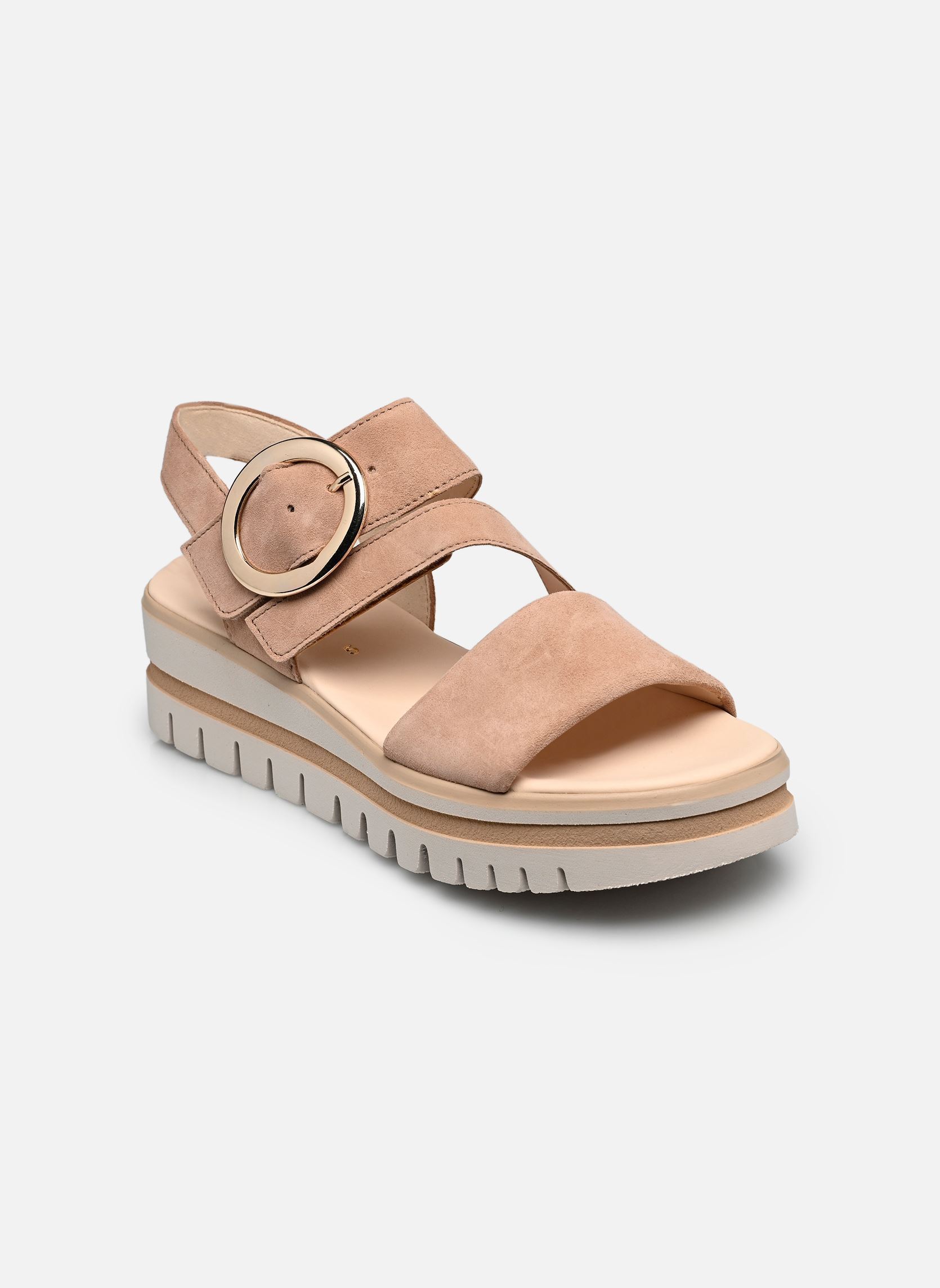 Sandales compensées et plateformes 84.627 femme beige Gabor Sandales compensées et plateformes 84.627 femme beige SAND