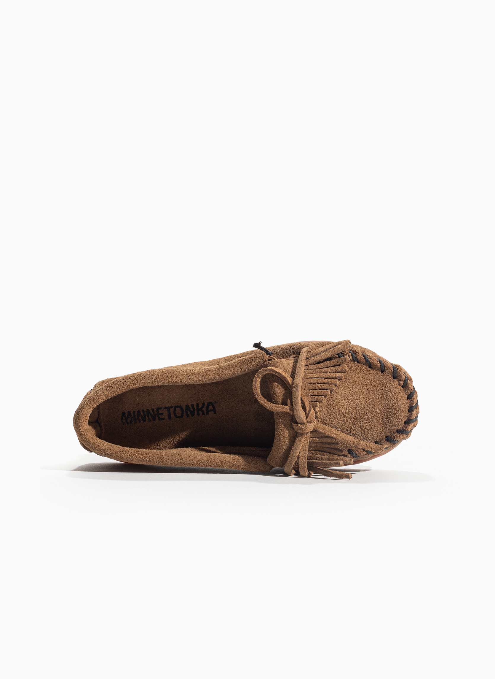 Mocassins à semelle rigide KILTY fille marron Minnetonka Mocassins à semelle rigide KILTY fille marron Marron foncé
