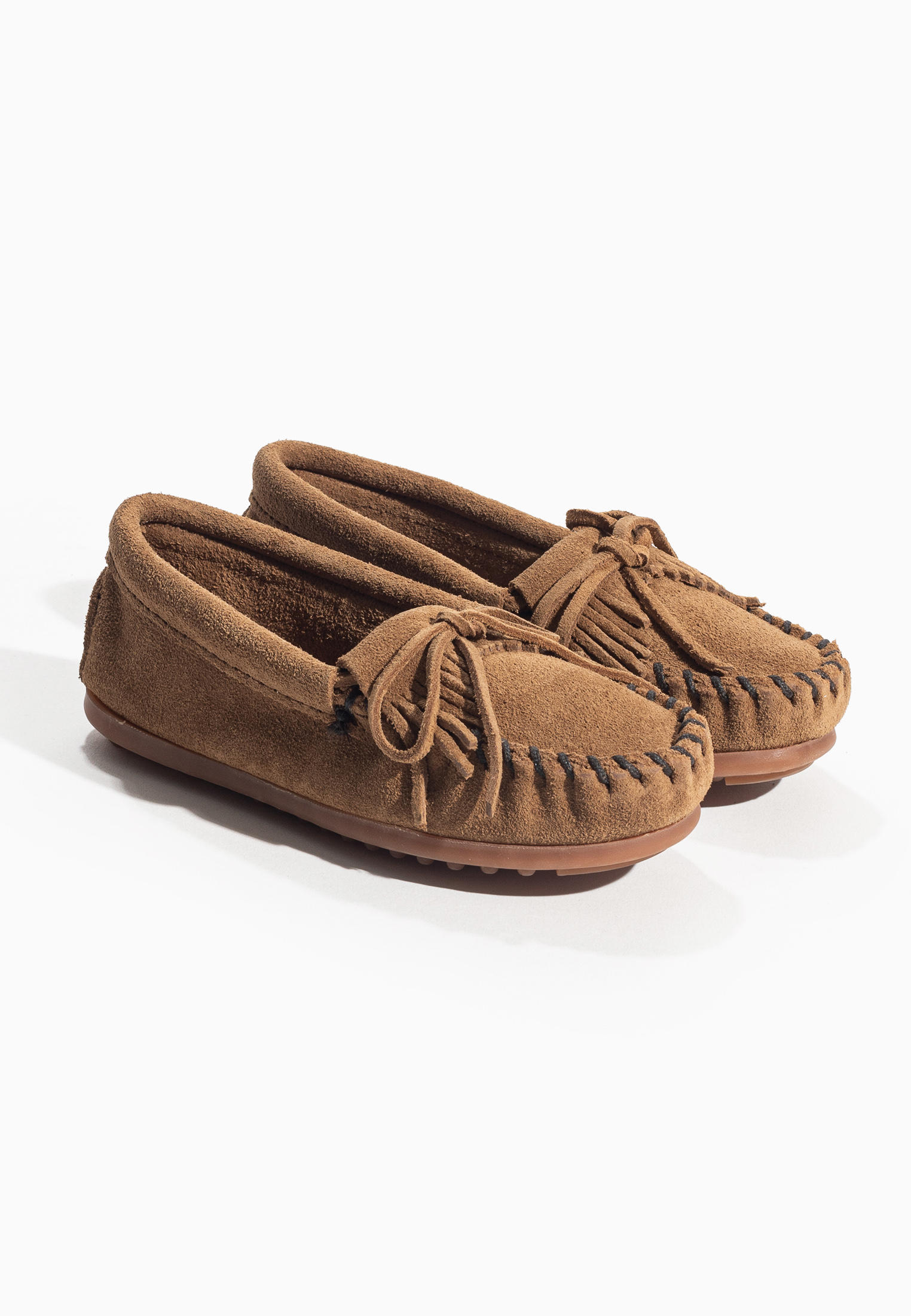 Mocassins à semelle rigide KILTY fille marron Minnetonka Mocassins à semelle rigide KILTY fille marron Marron foncé