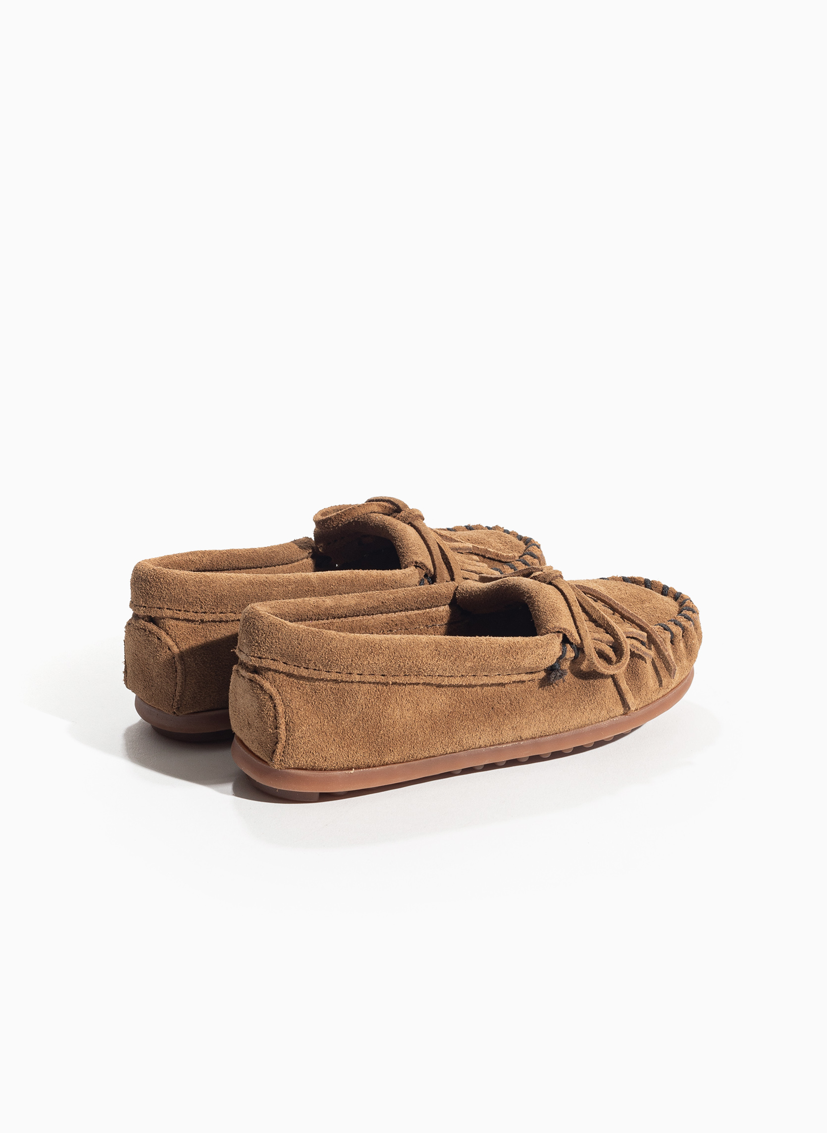 Mocassins à semelle rigide KILTY fille marron Minnetonka Mocassins à semelle rigide KILTY fille marron Marron foncé