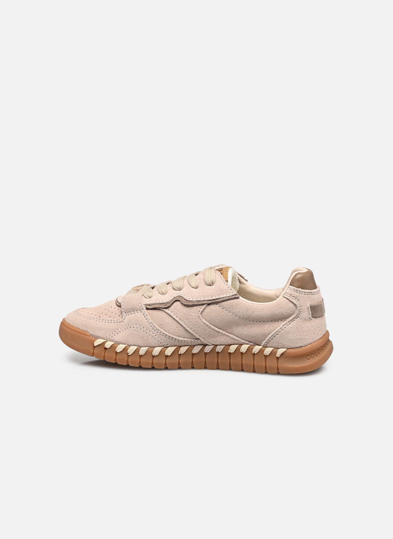 Sneakers Cow suede sneaker dames beige Colors of California Sneakers Cow suede sneaker dames beige OATMEAL