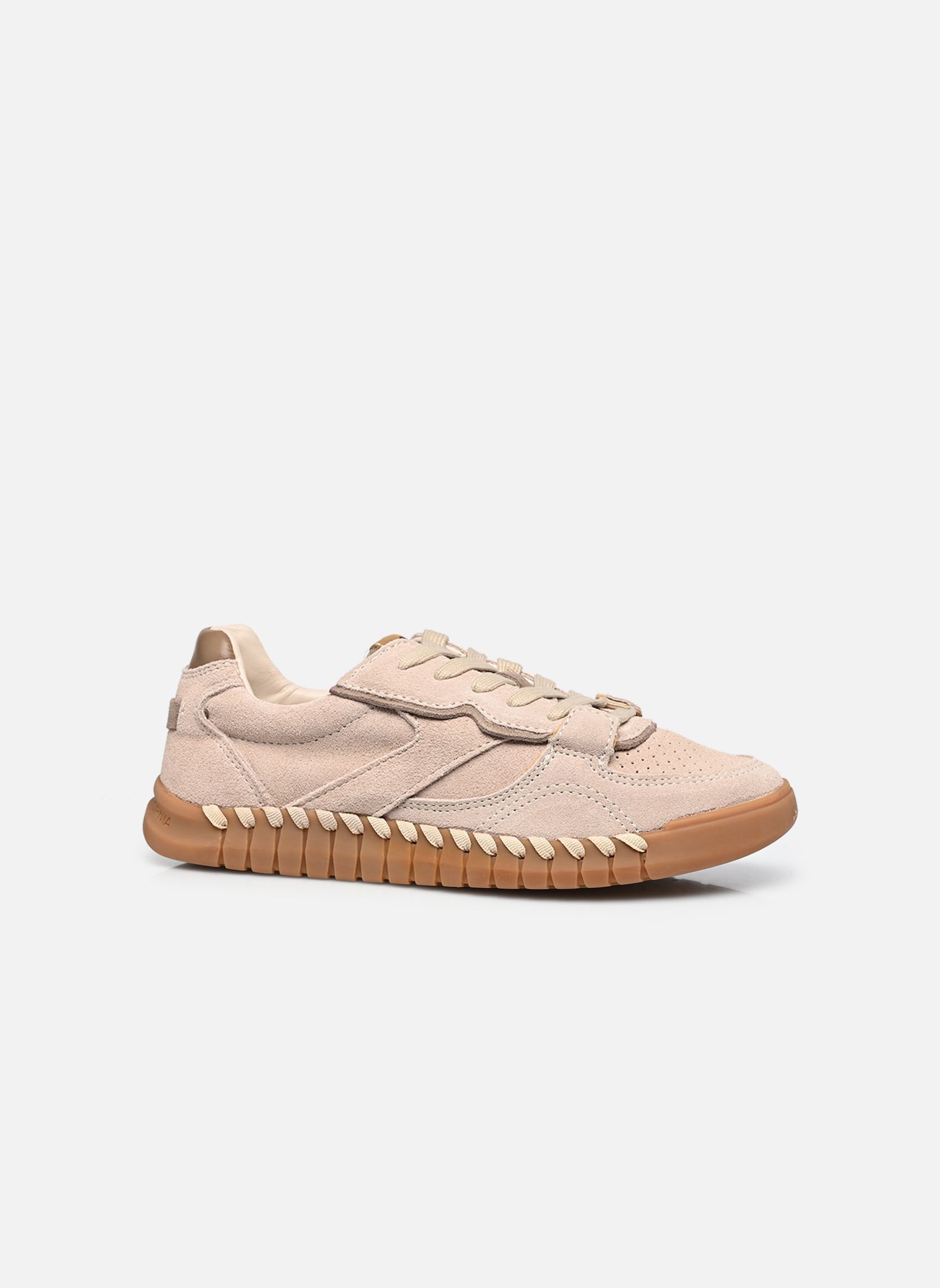 Sneakers Cow suede sneaker dames beige Colors of California Sneakers Cow suede sneaker dames beige OATMEAL