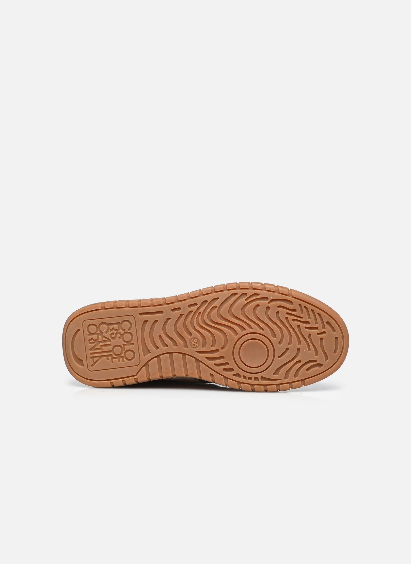Sneakers Cow suede sneaker dames beige Colors of California Sneakers Cow suede sneaker dames beige OATMEAL